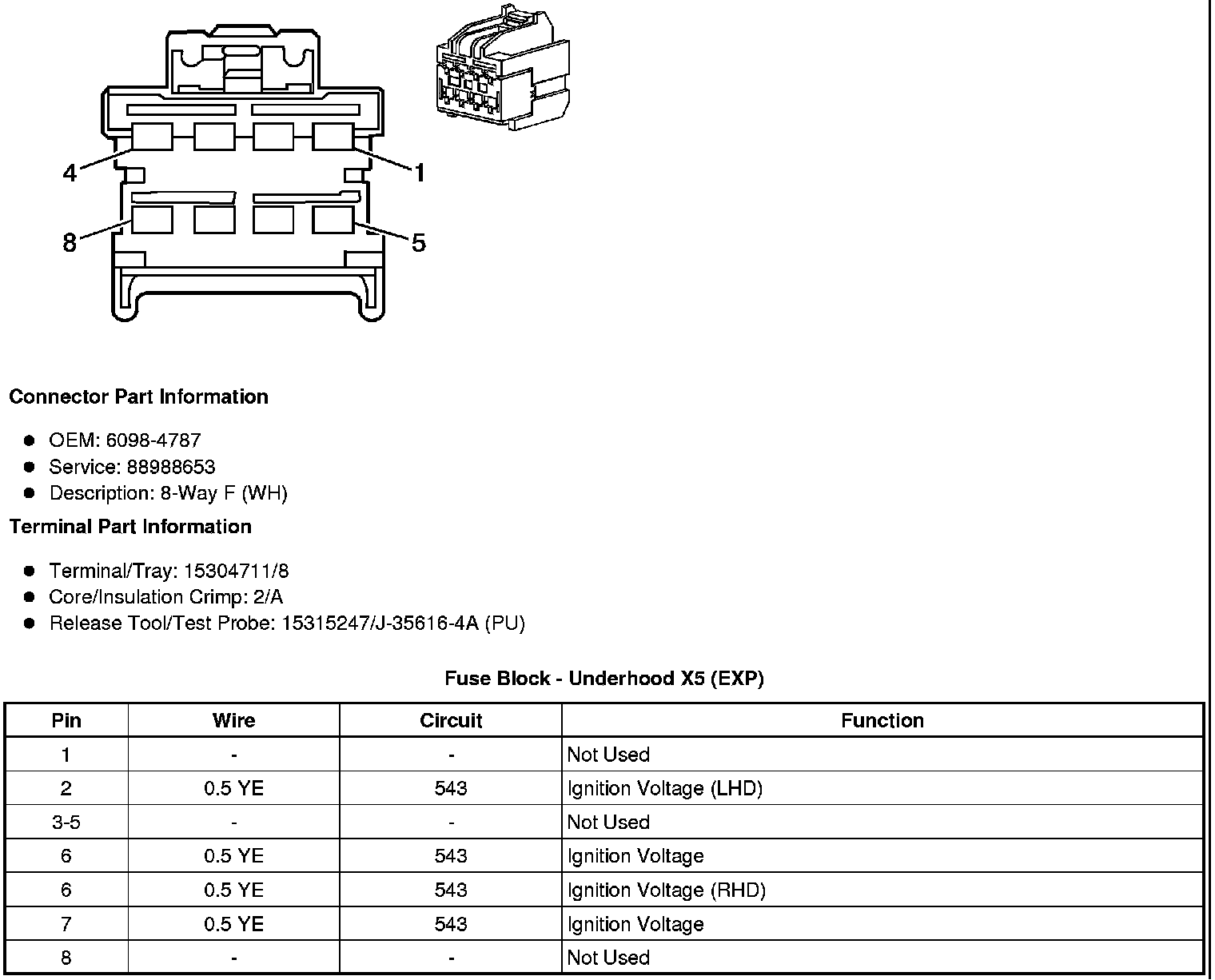 Factory service manual diagram