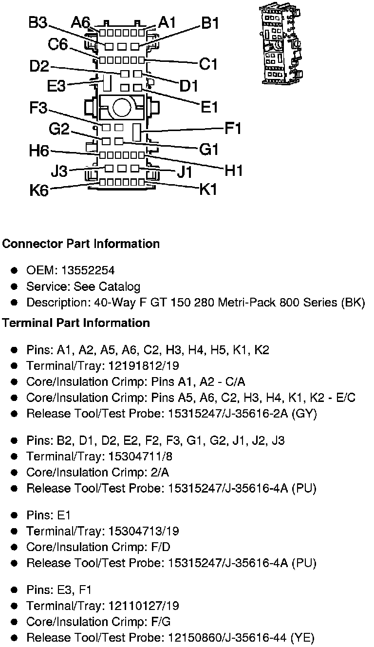 Factory service manual diagram