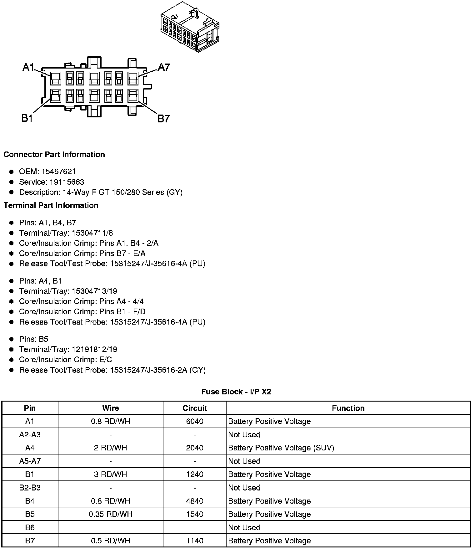 Factory service manual diagram