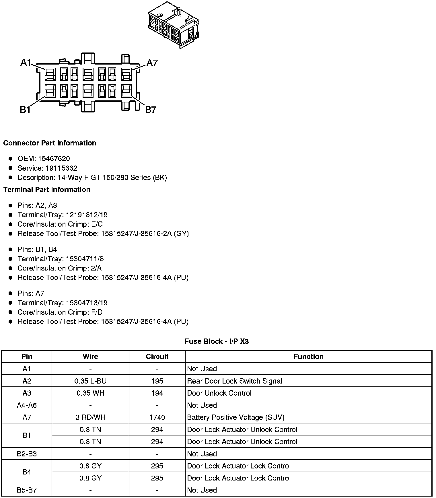 Factory service manual diagram