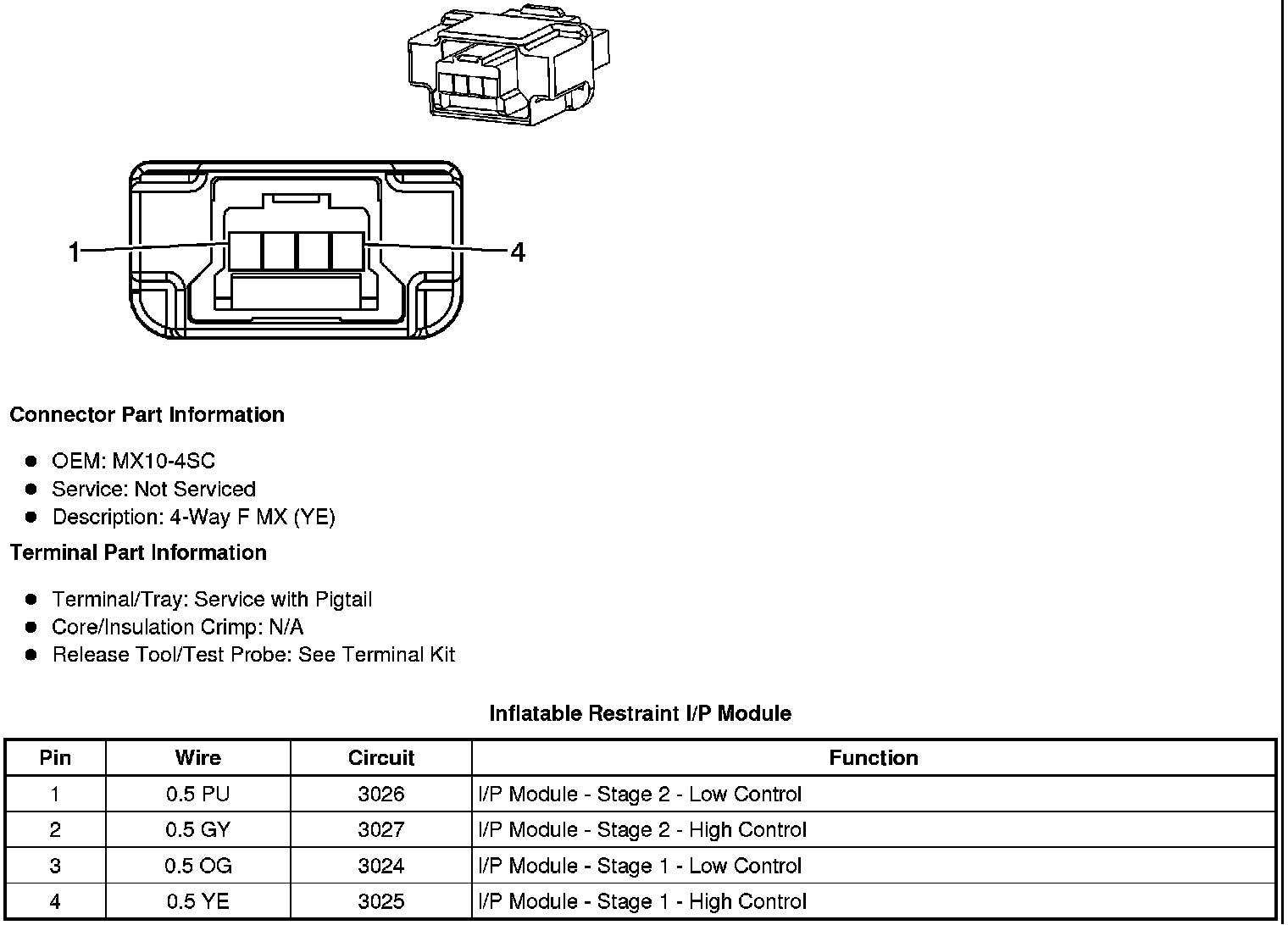 Factory service manual diagram