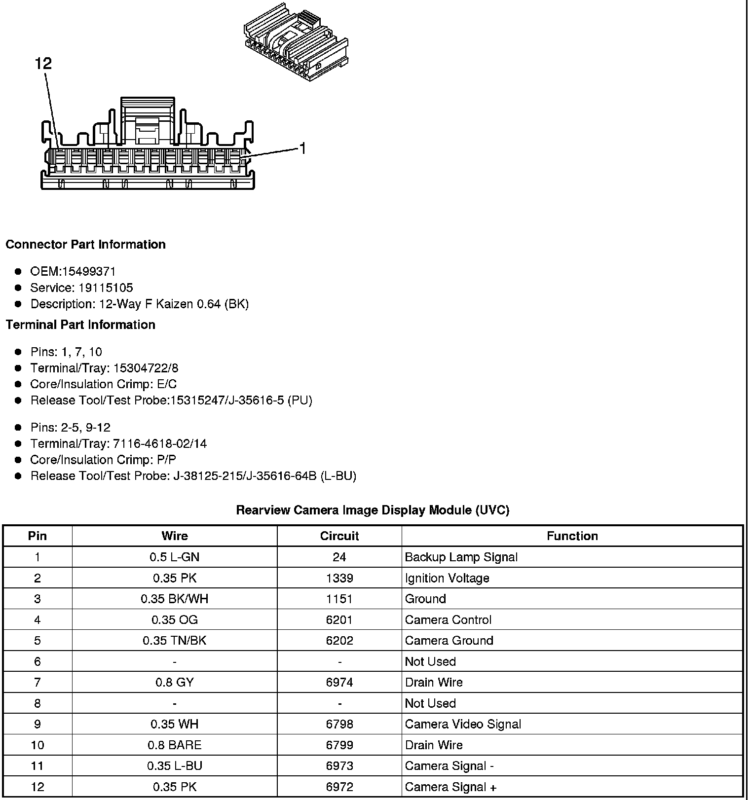 Factory service manual diagram