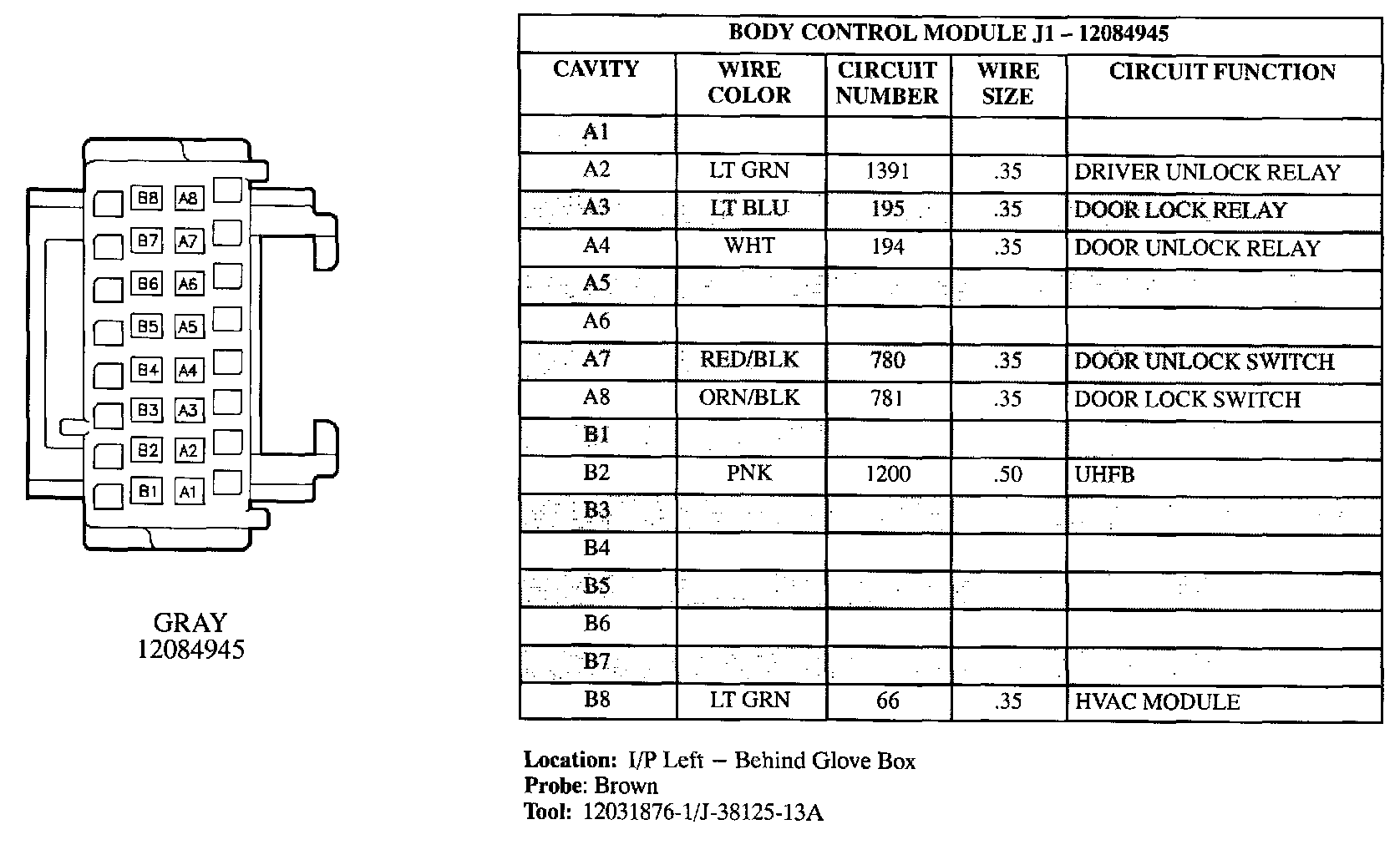 Factory service manual diagram