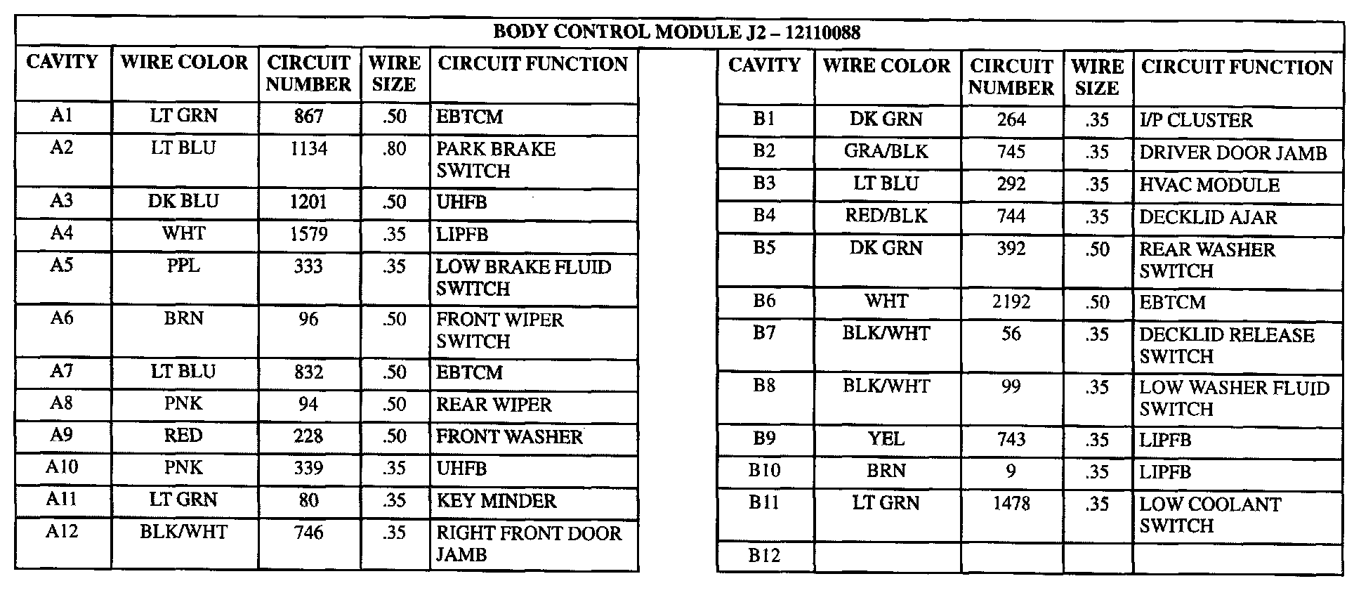 Factory service manual diagram