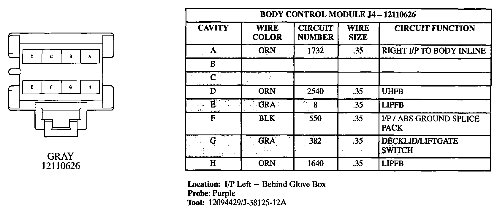 Factory service manual diagram