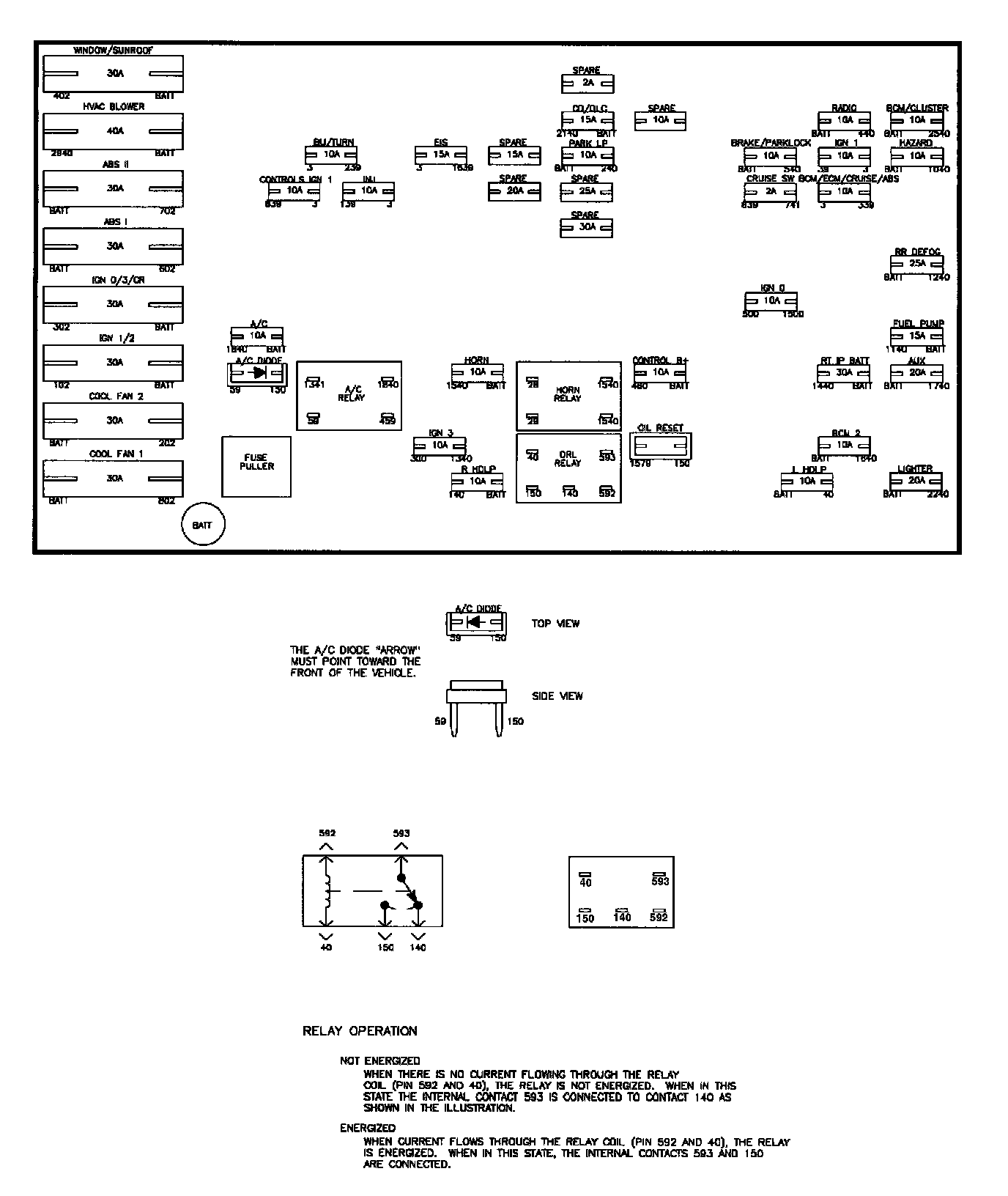 Factory service manual diagram