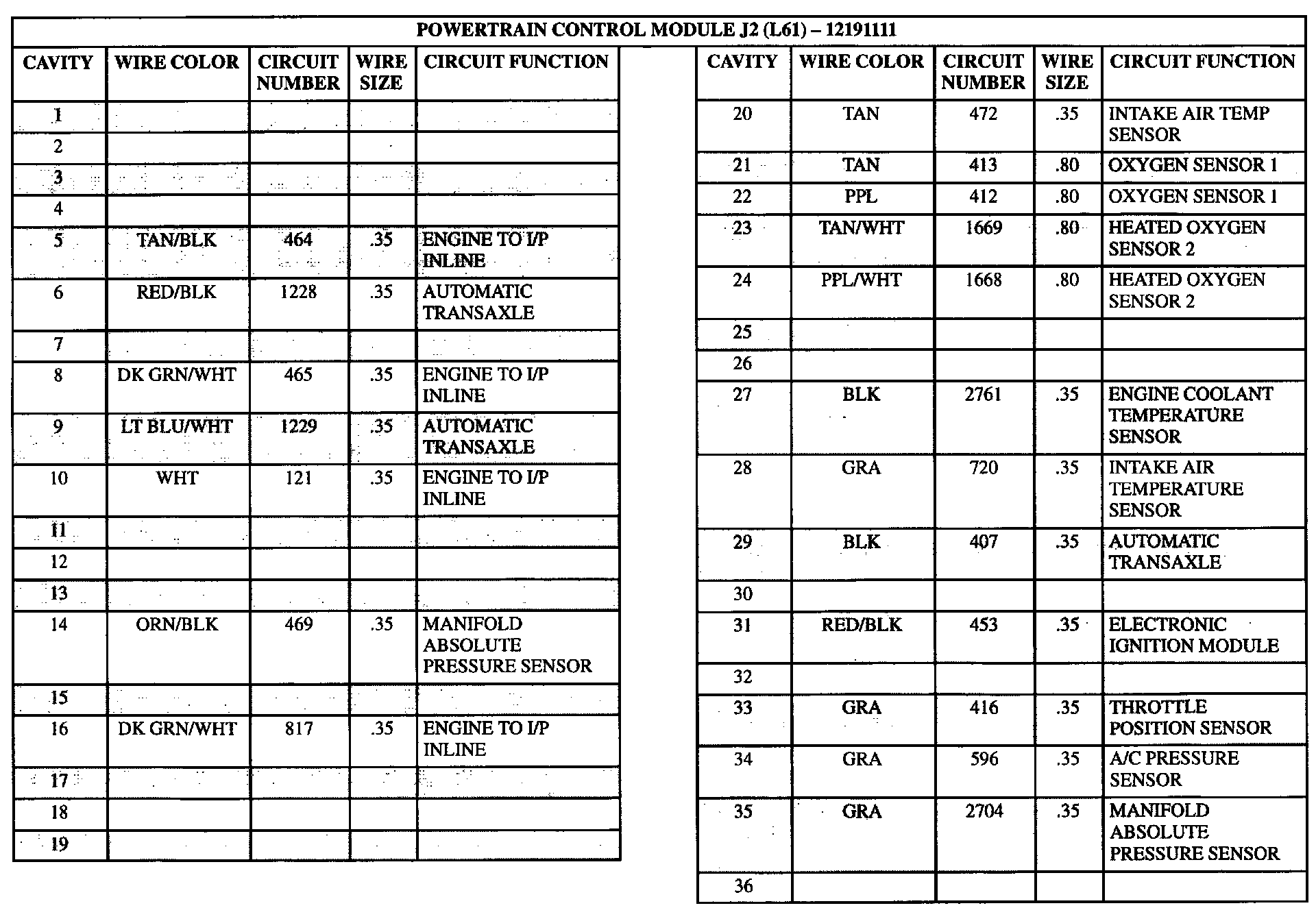 Factory service manual diagram