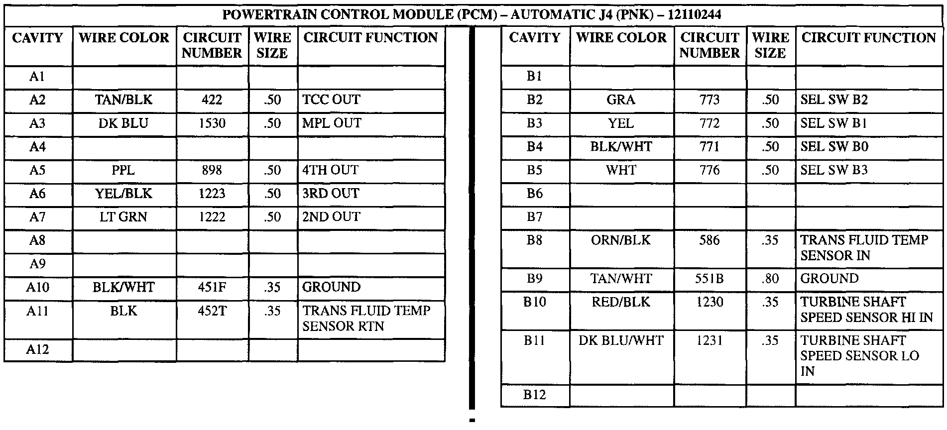 Factory service manual diagram