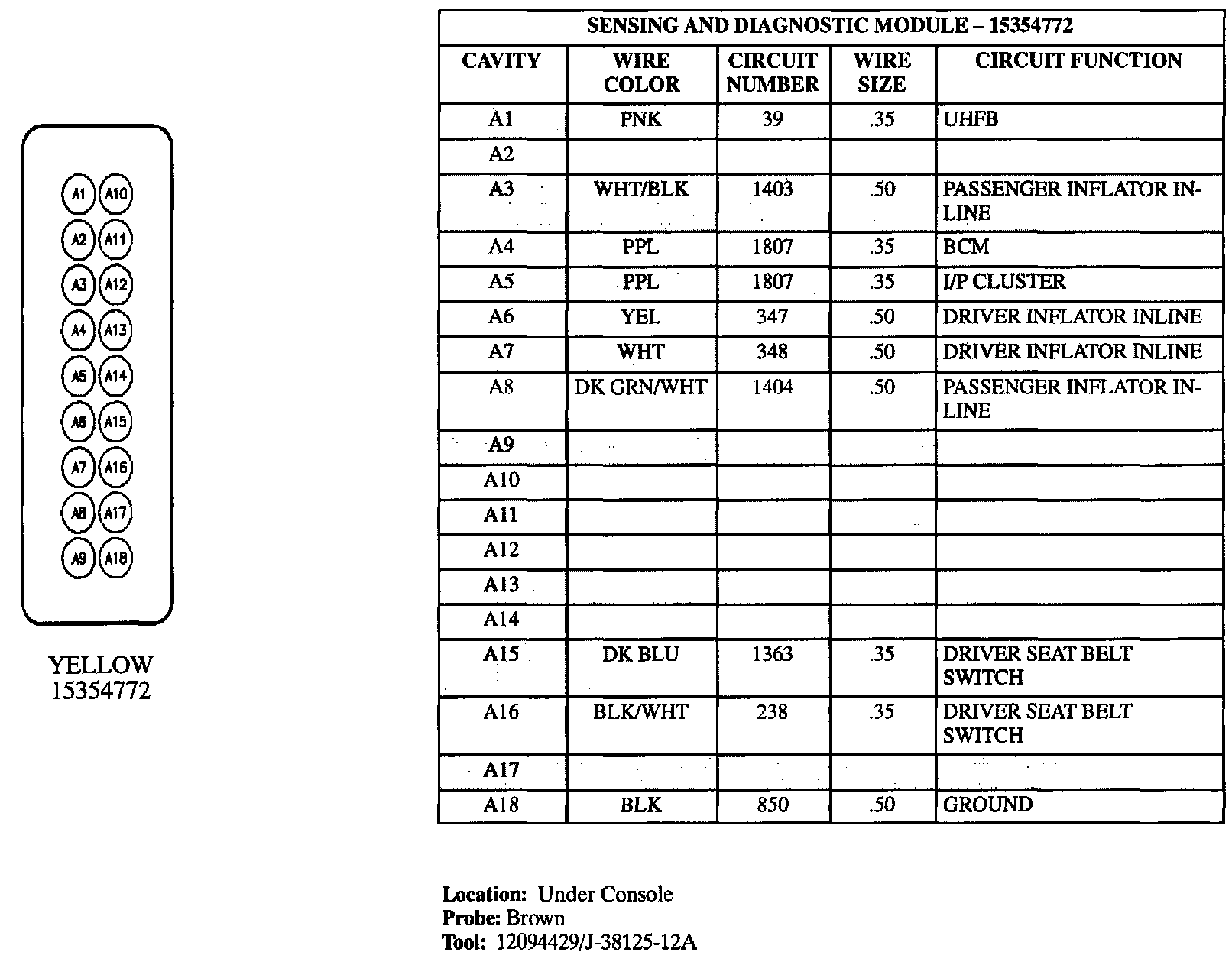Factory service manual diagram