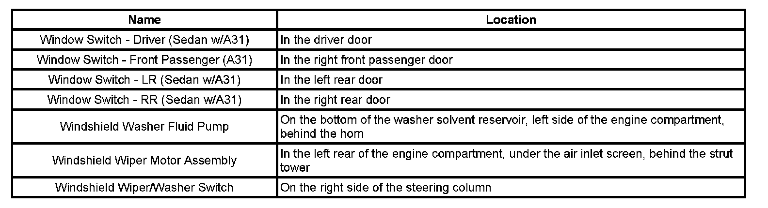 Factory service manual diagram