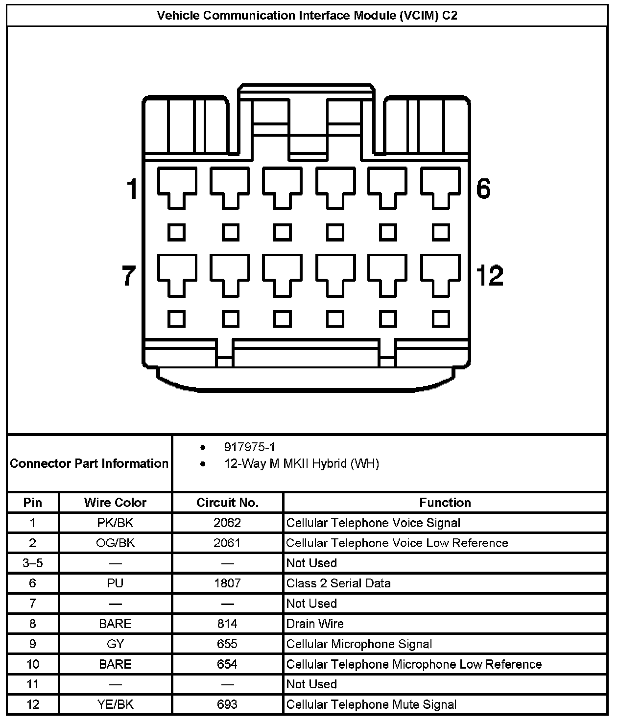 Factory service manual diagram