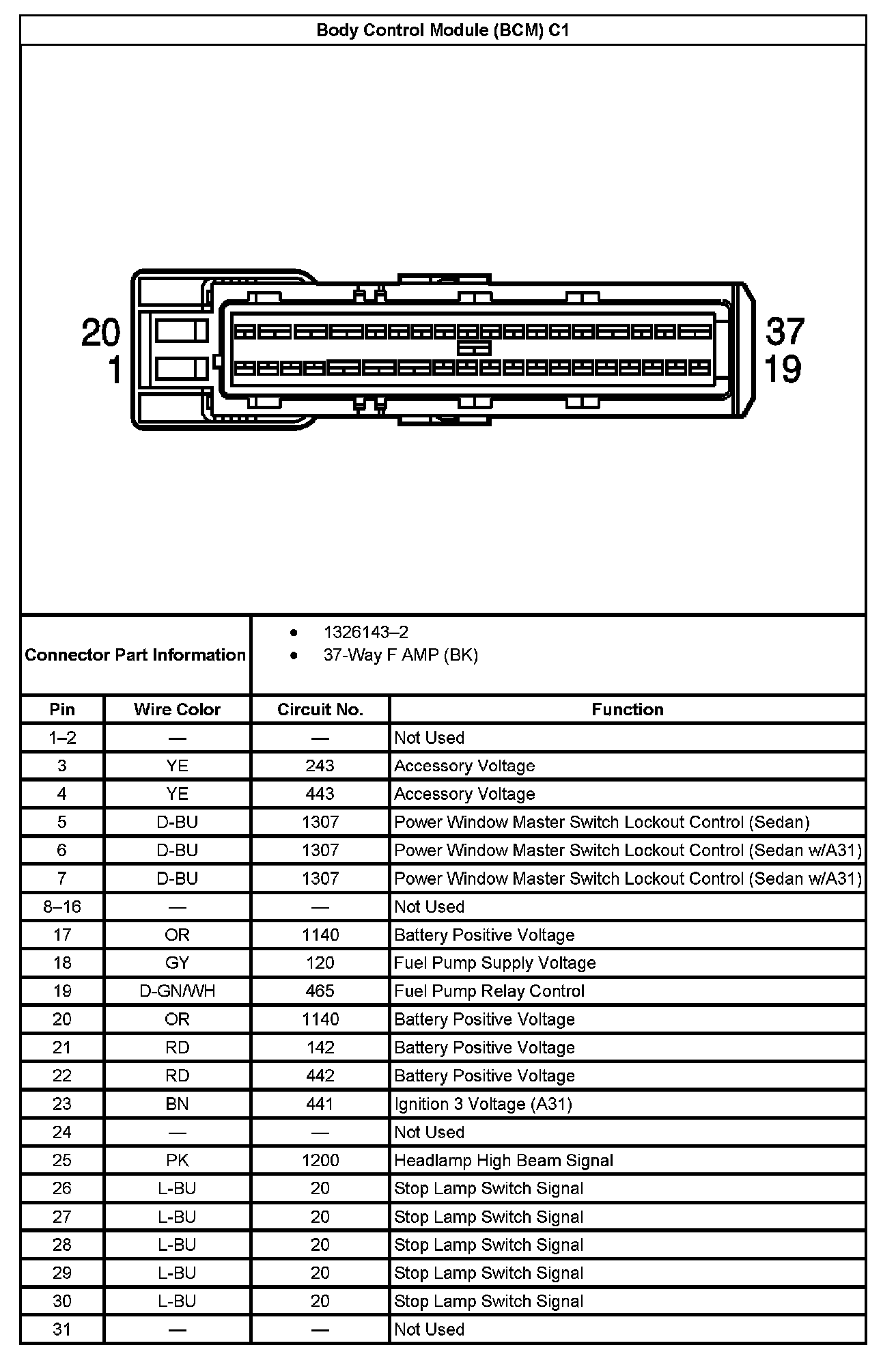 Factory service manual diagram