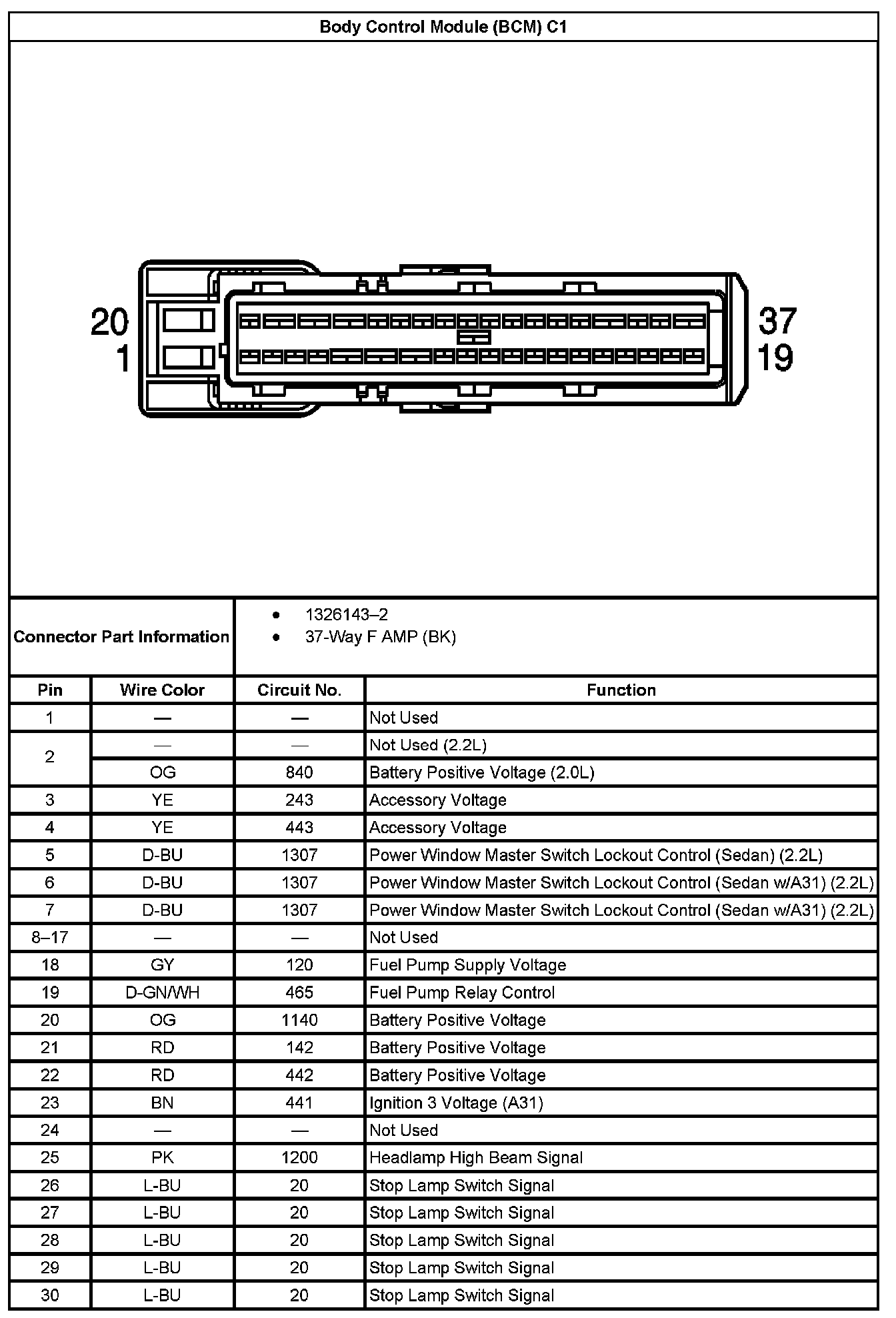 Factory service manual diagram