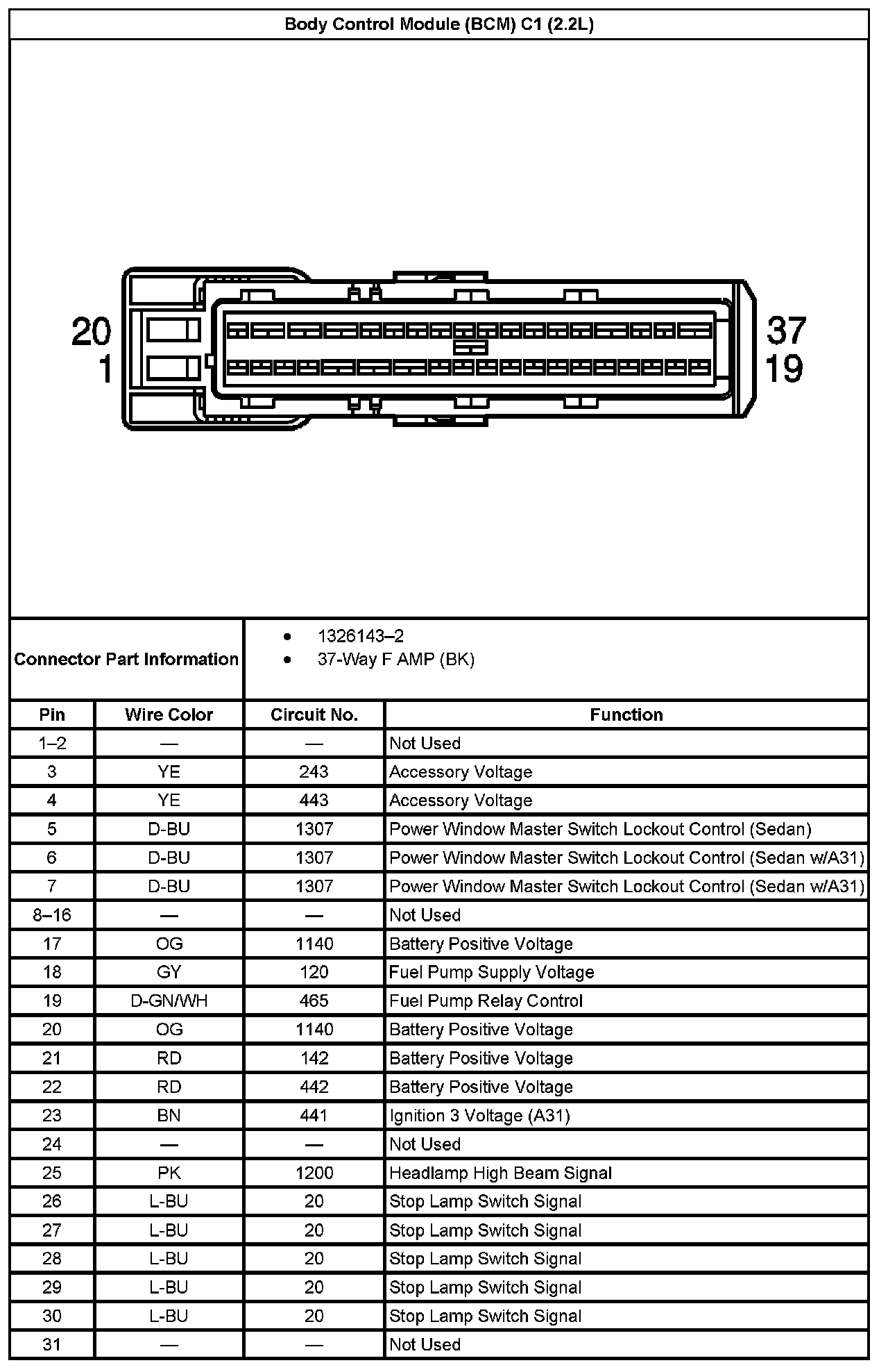 Factory service manual diagram
