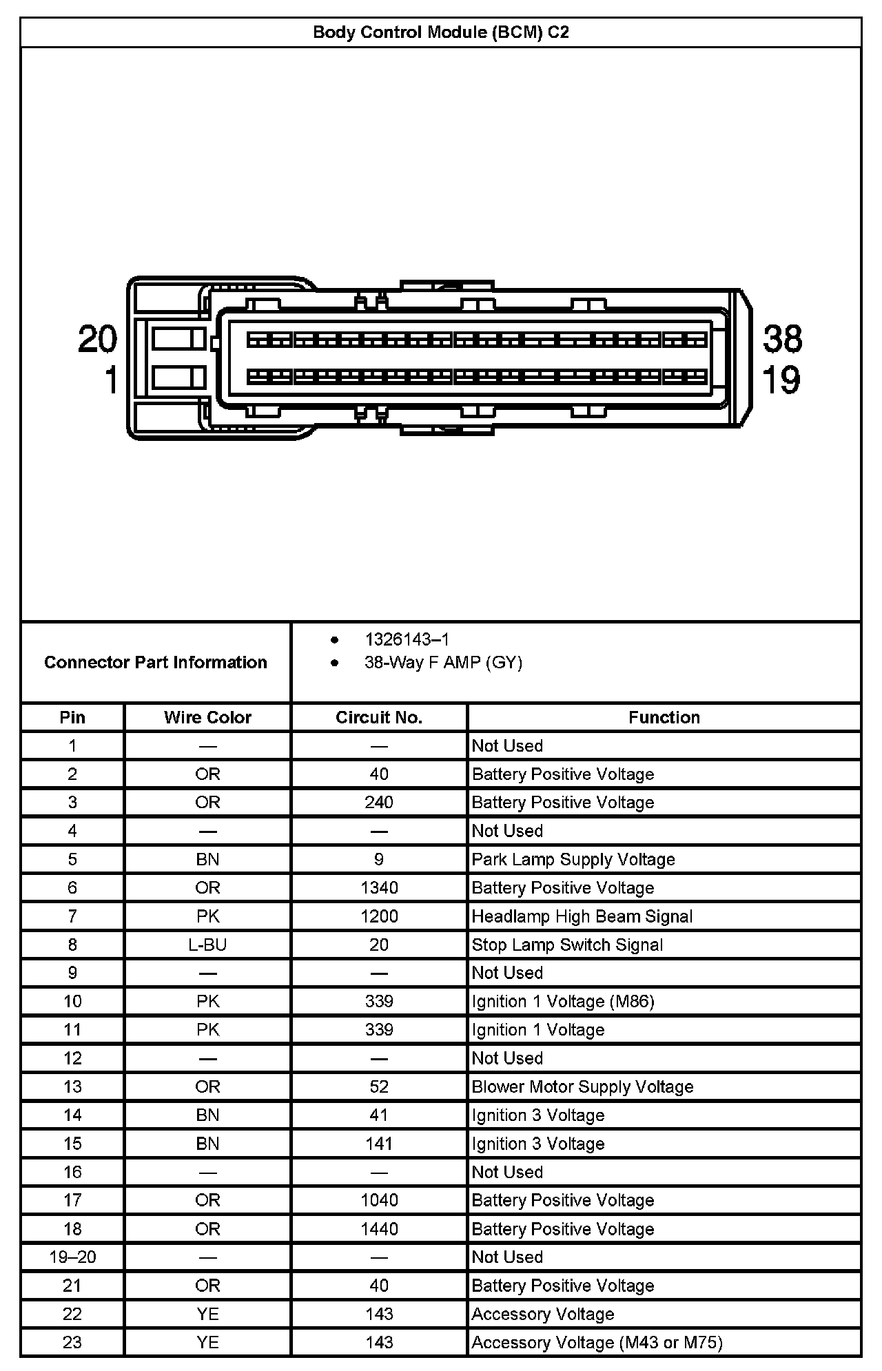 Factory service manual diagram