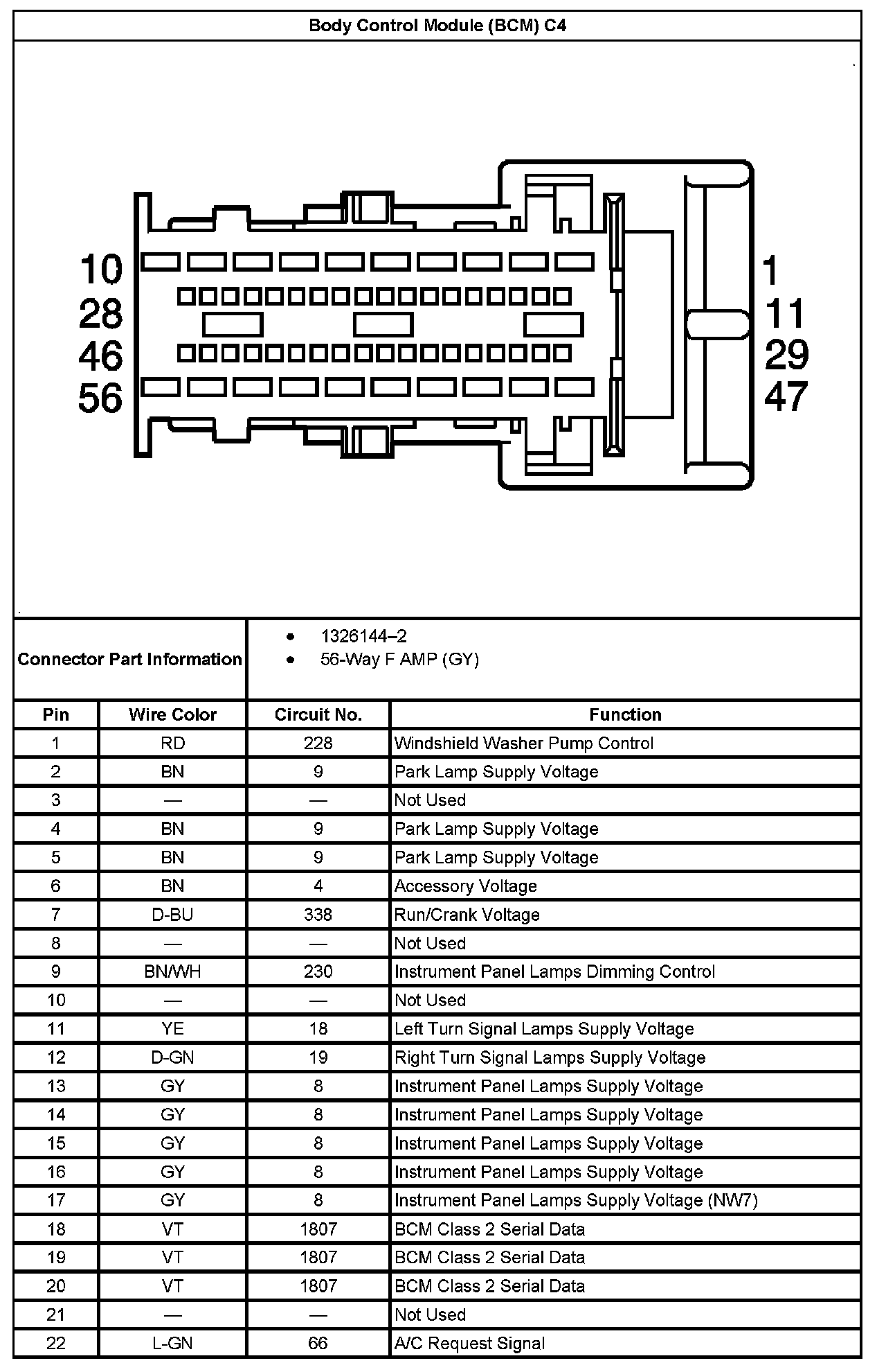 Factory service manual diagram