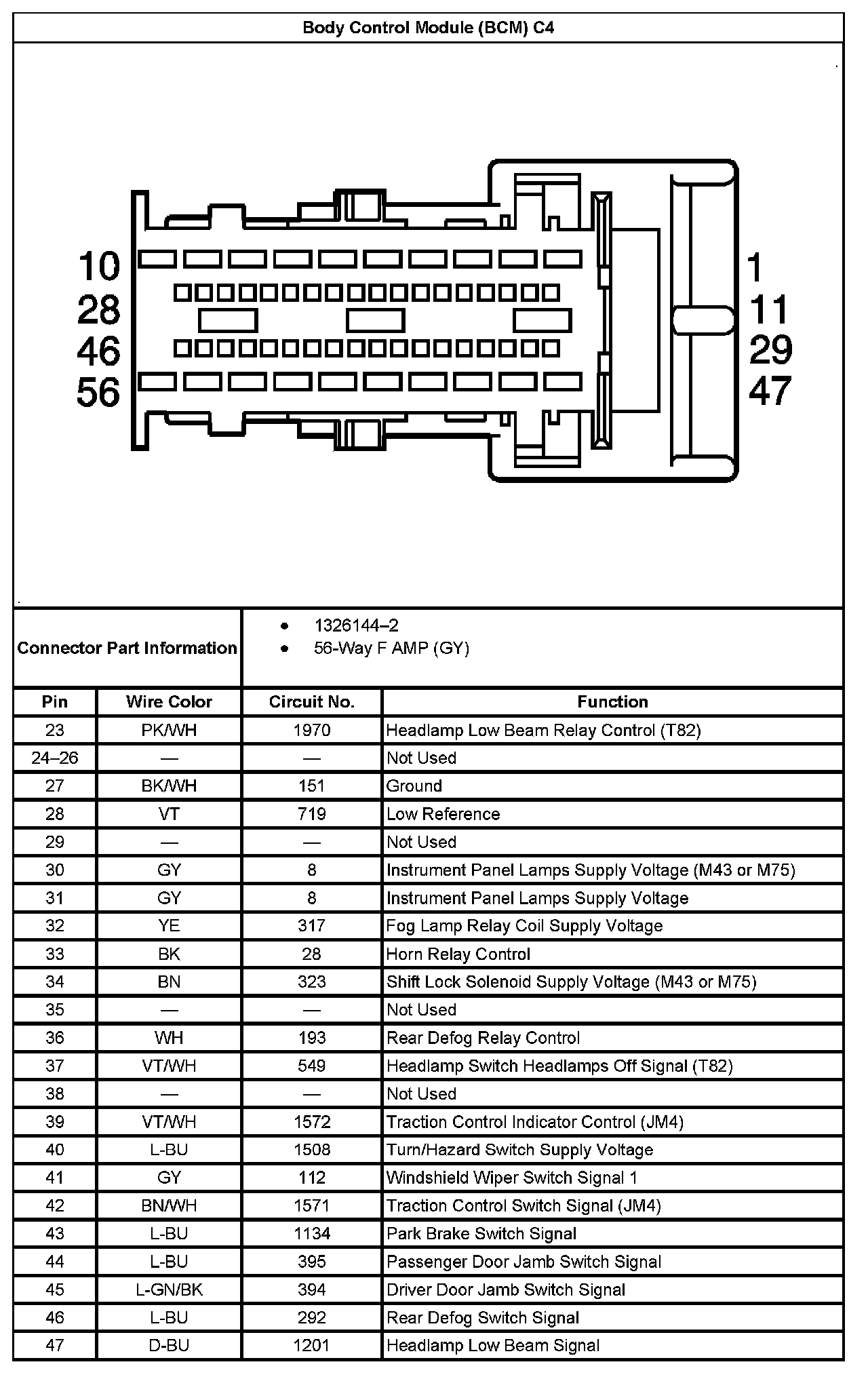 Factory service manual diagram