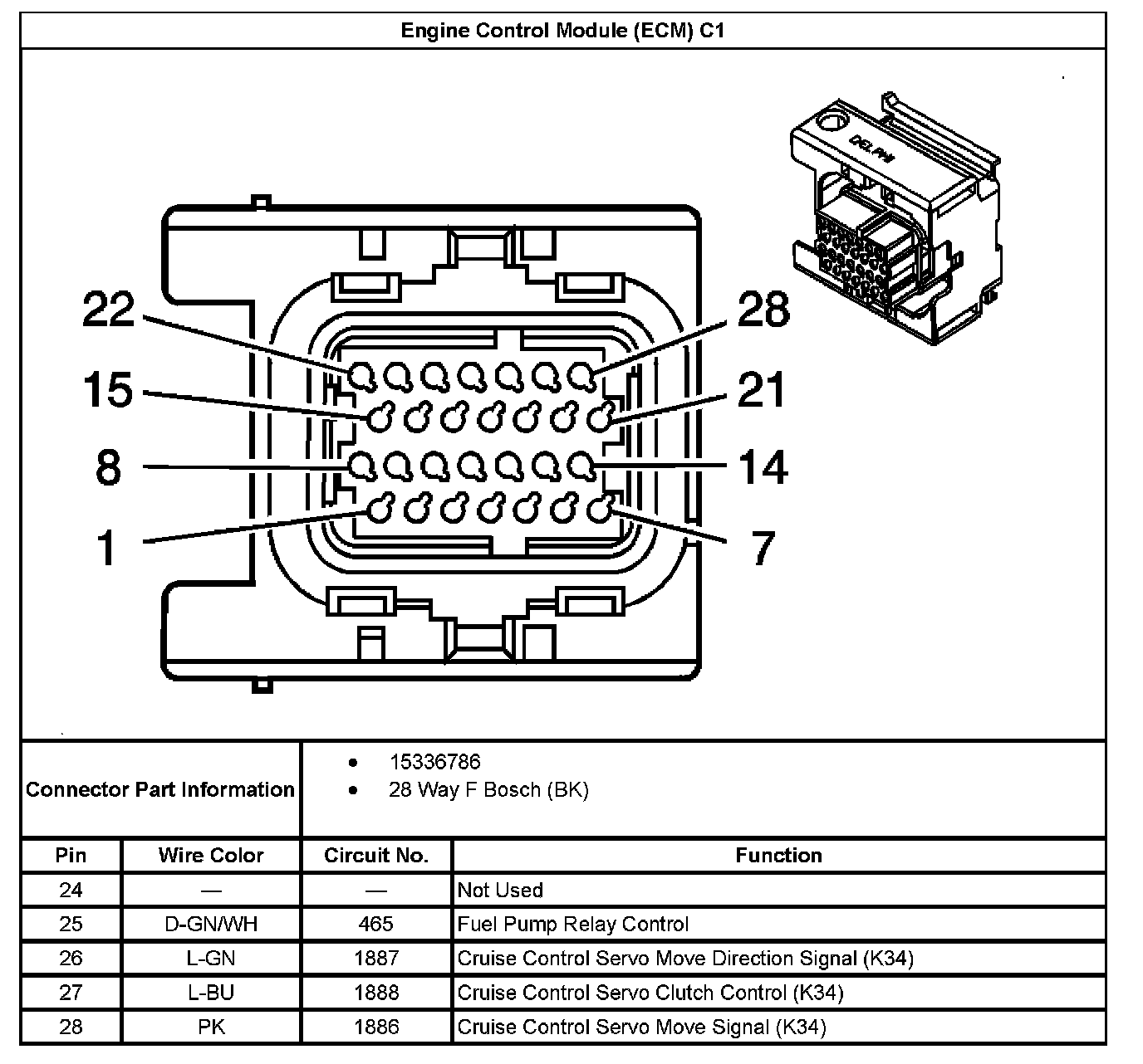 Factory service manual diagram
