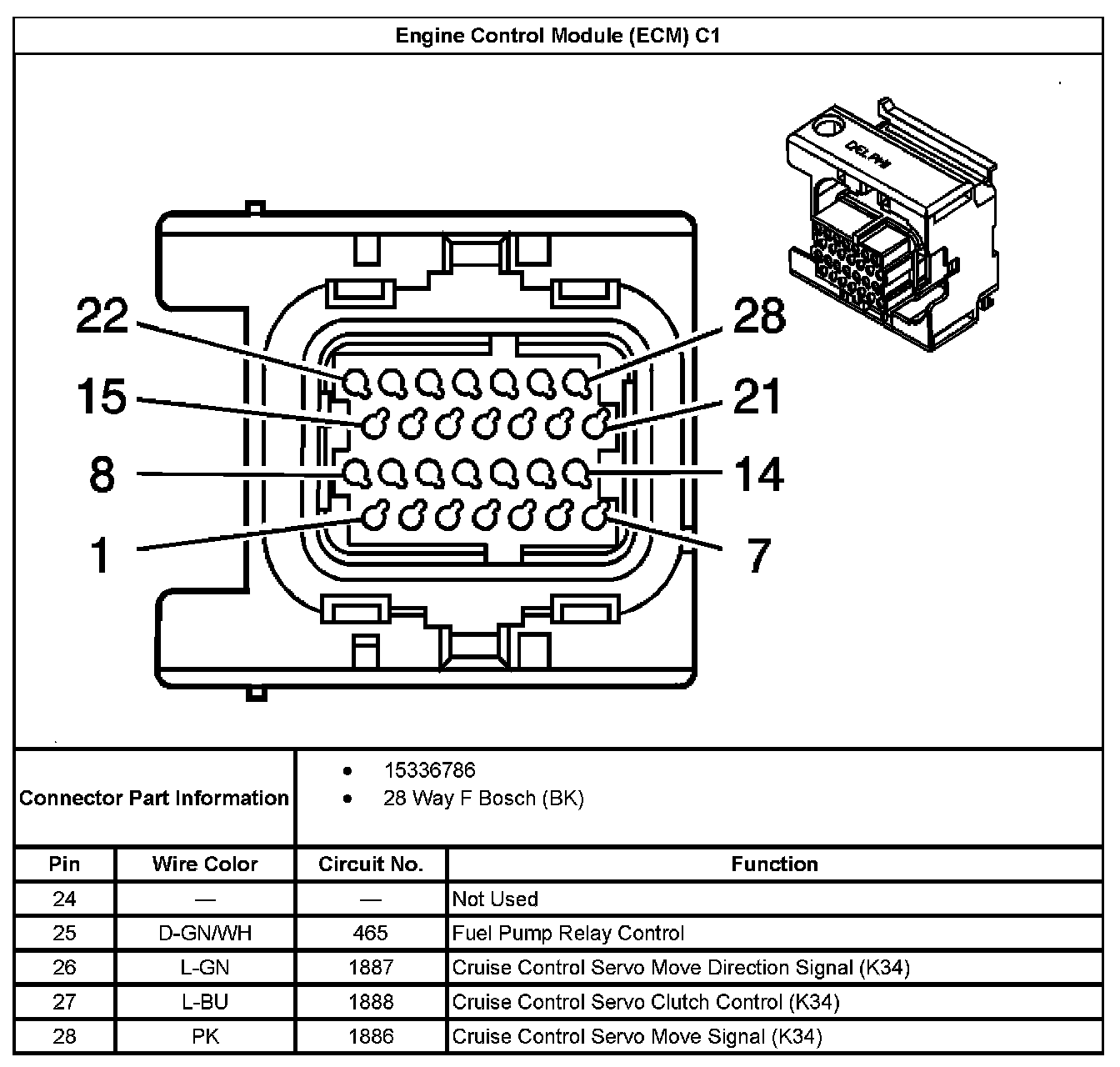 Factory service manual diagram