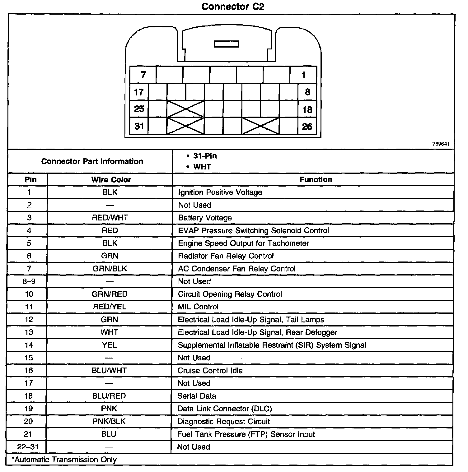 Factory service manual diagram