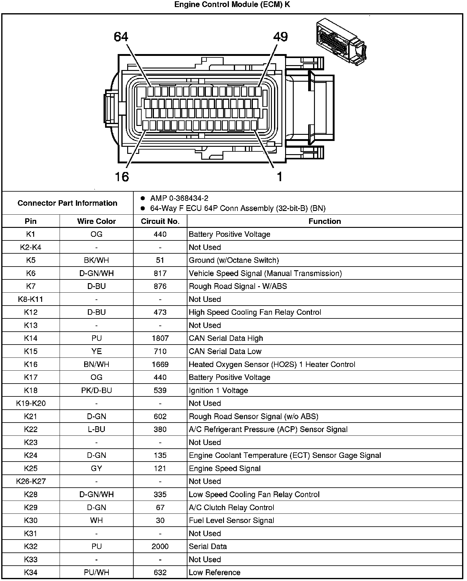 Factory service manual diagram