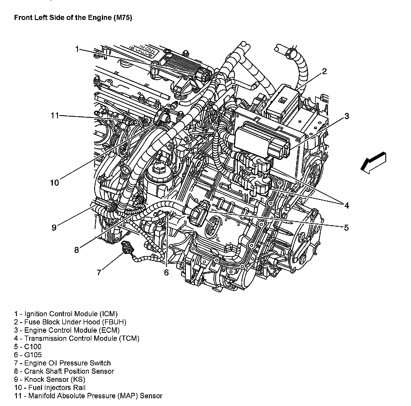 Factory service manual diagram