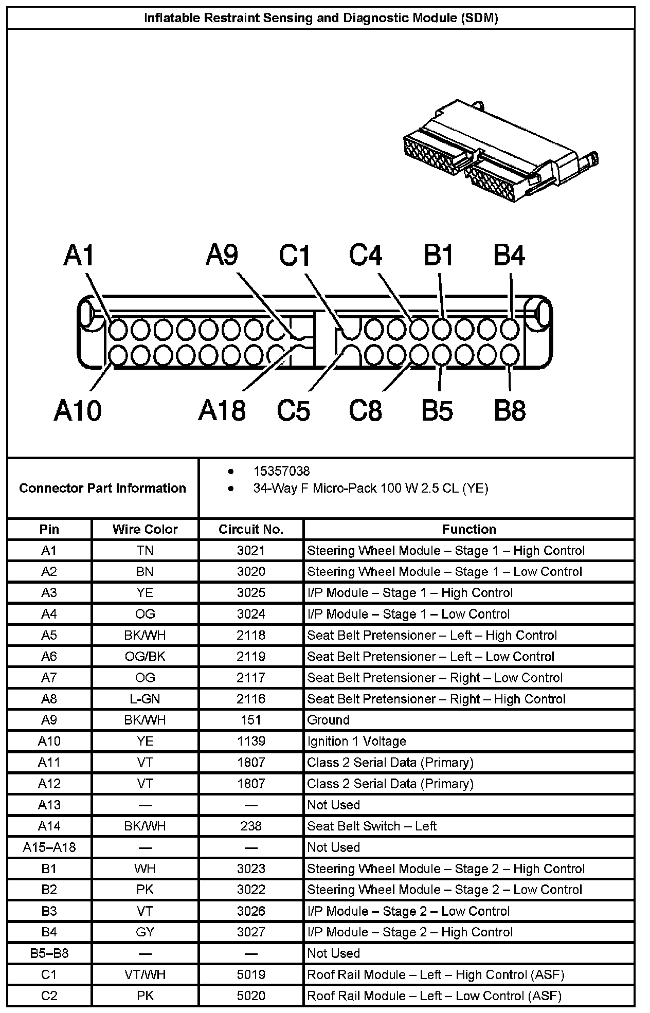 Factory service manual diagram