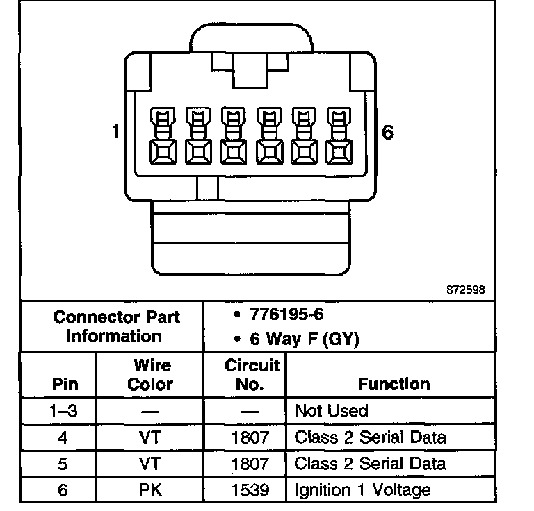 Factory service manual diagram