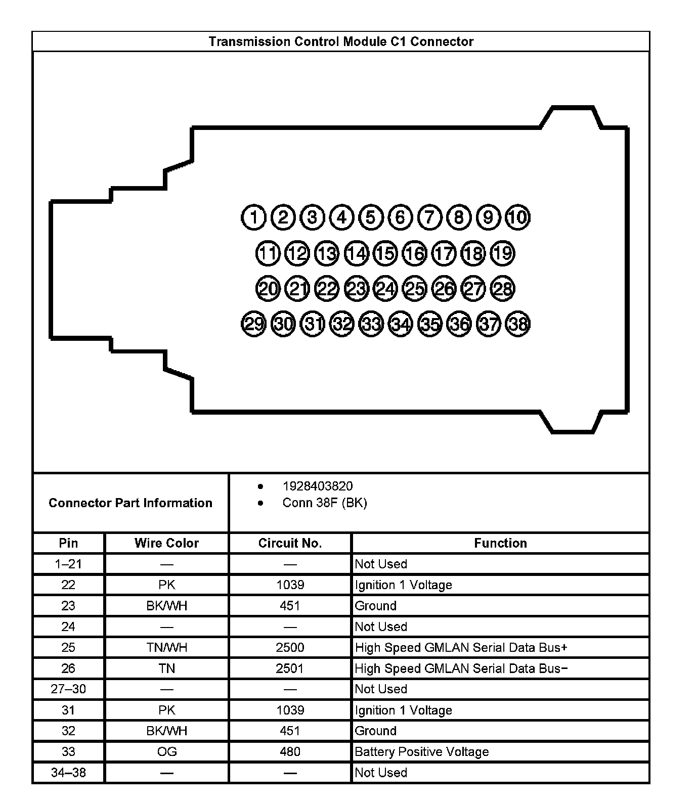 Factory service manual diagram