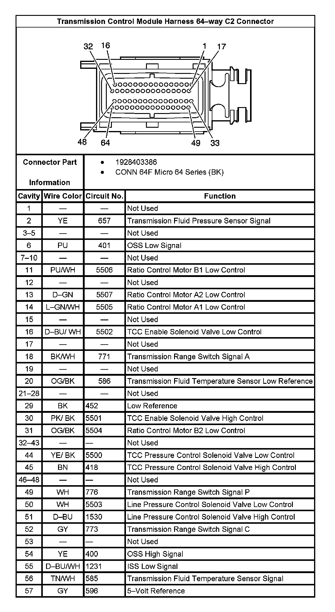 Factory service manual diagram