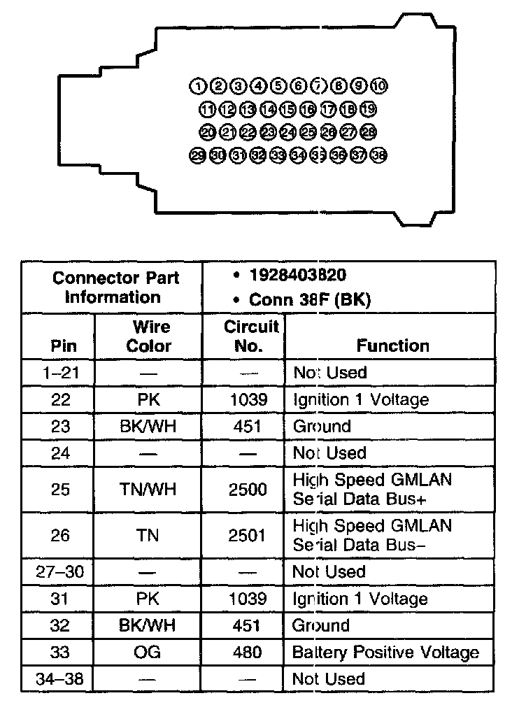 Factory service manual diagram