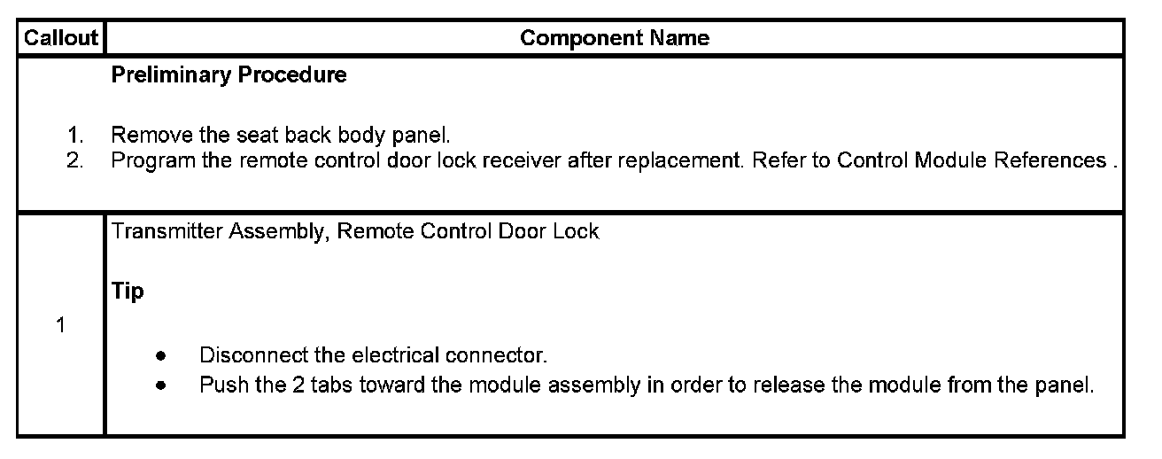 Factory service manual diagram