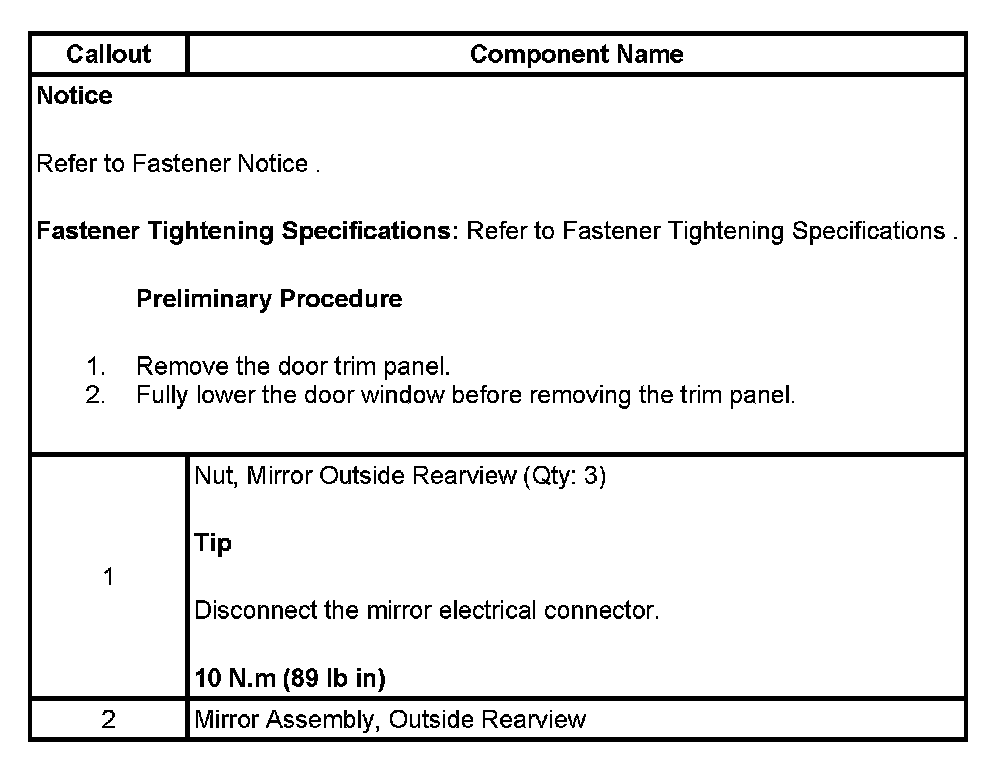 Factory service manual diagram