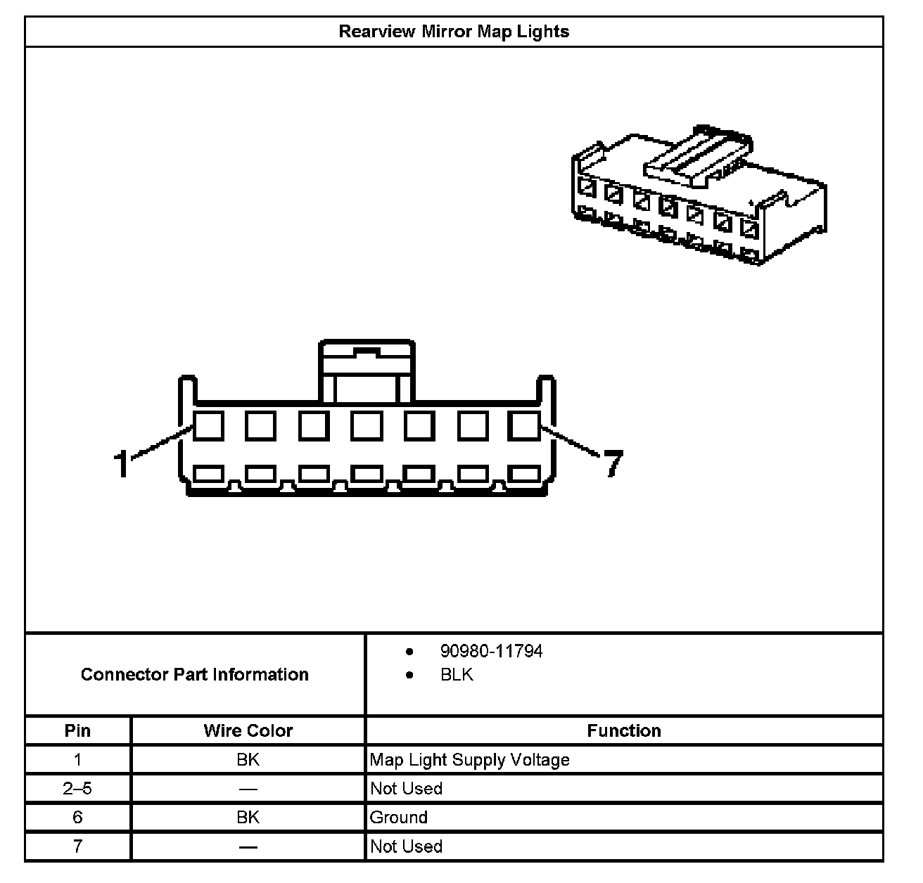 Factory service manual diagram
