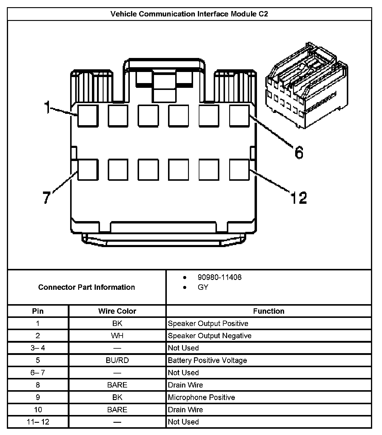 Factory service manual diagram