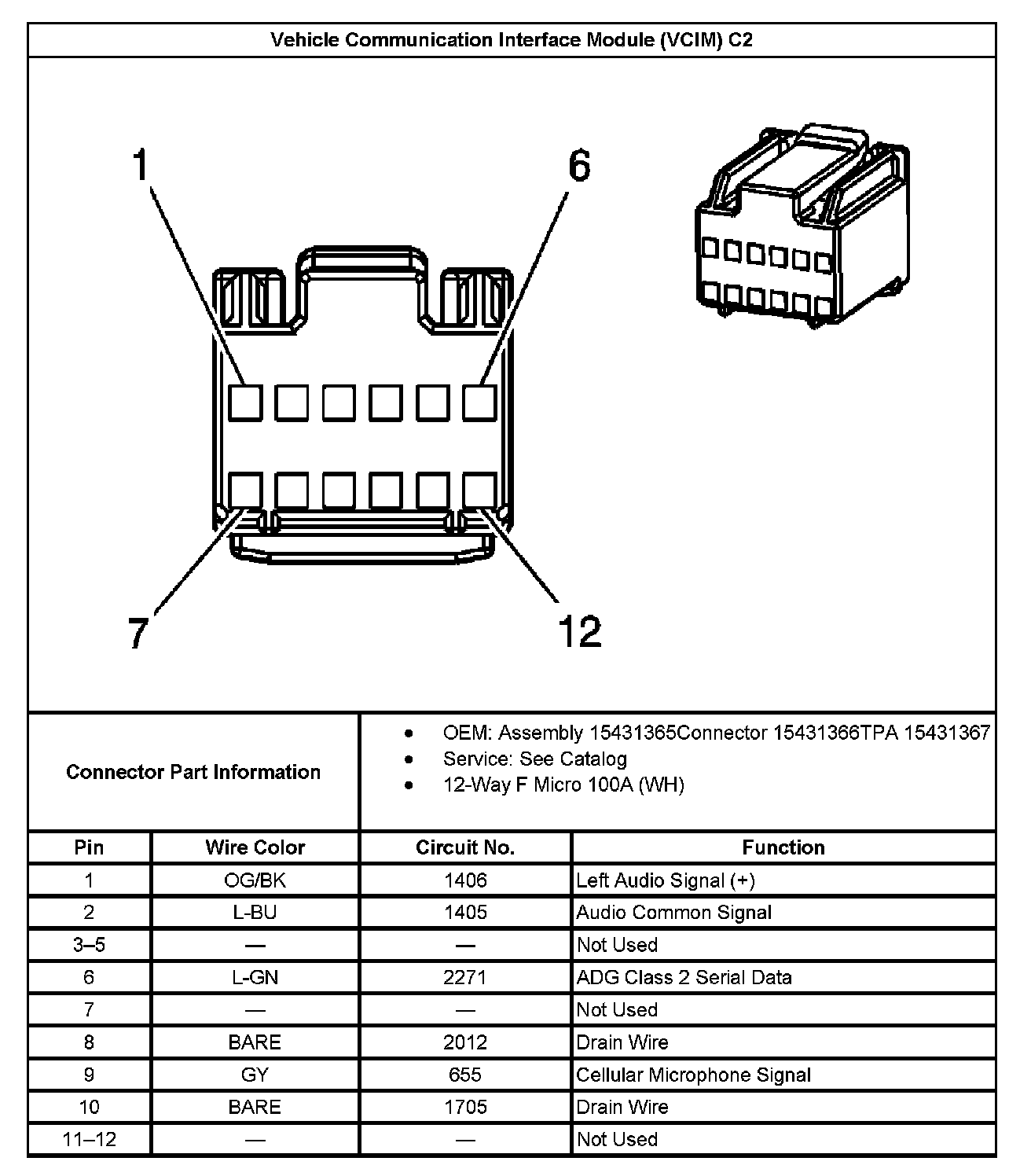Factory service manual diagram
