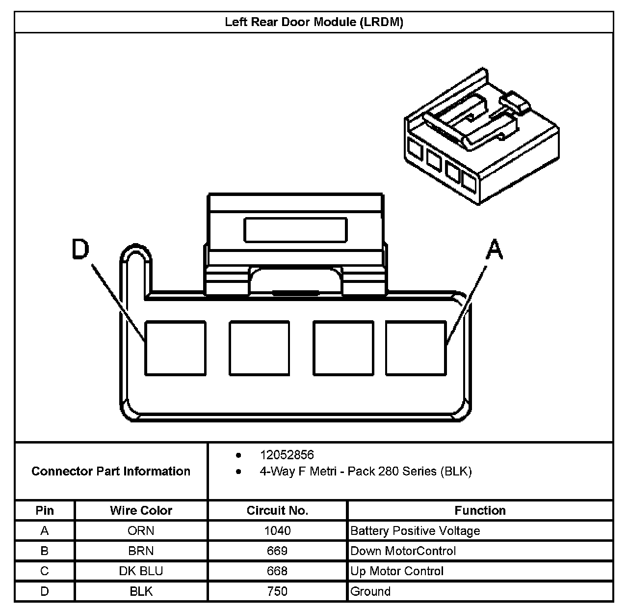 Factory service manual diagram