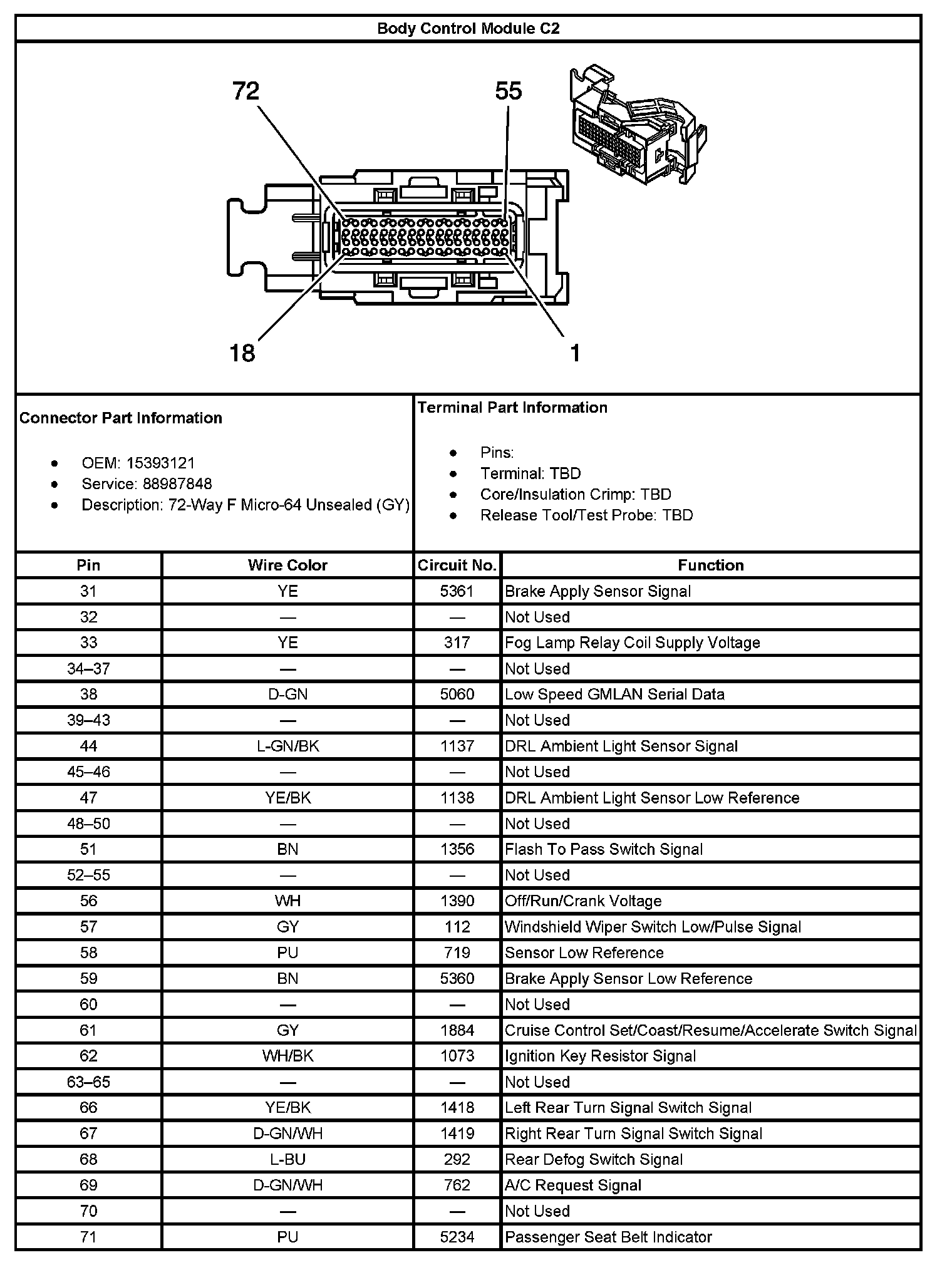 Factory service manual diagram