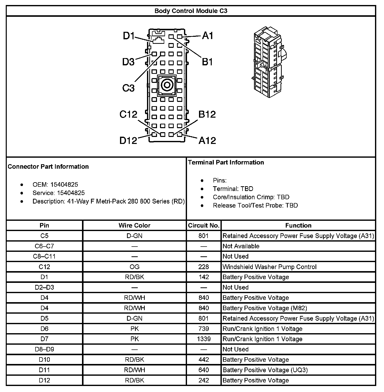 Factory service manual diagram