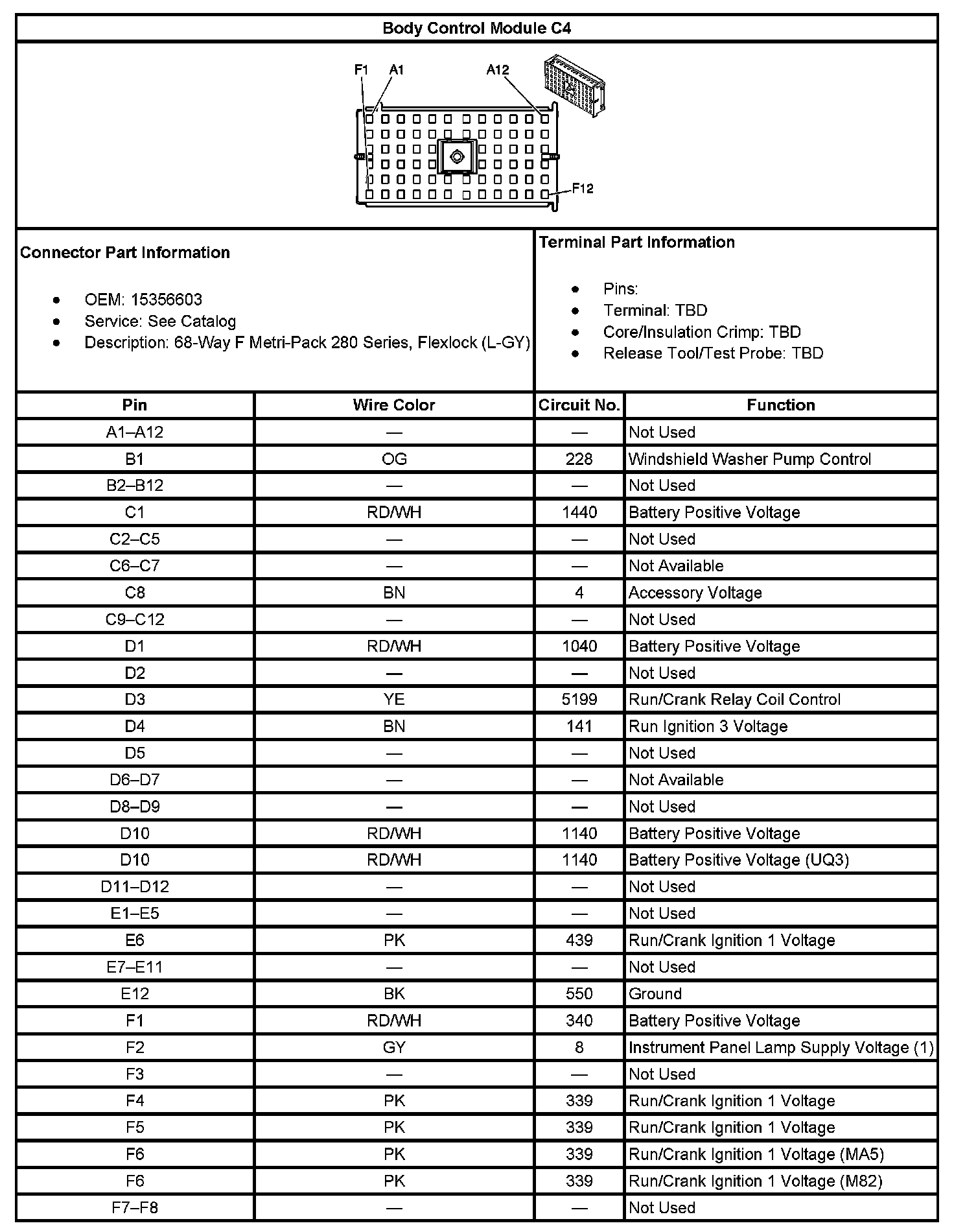 Factory service manual diagram