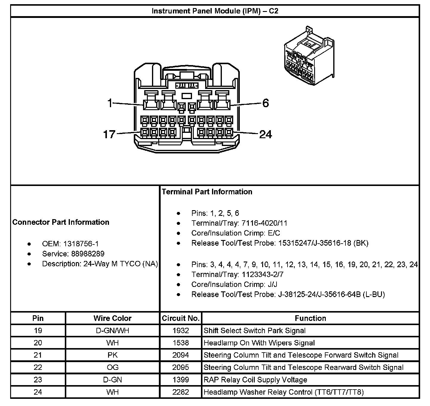 Factory service manual diagram