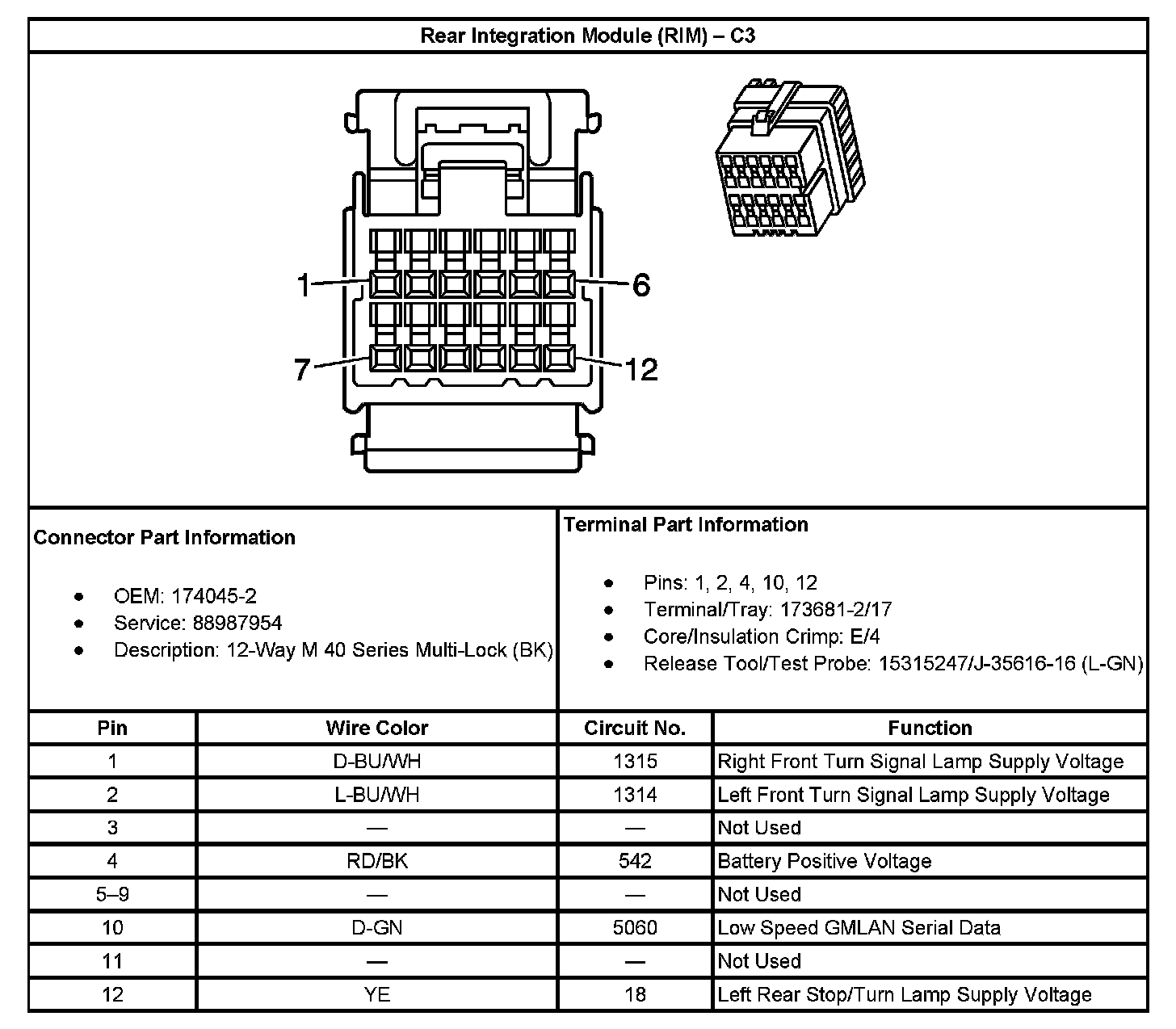 Factory service manual diagram