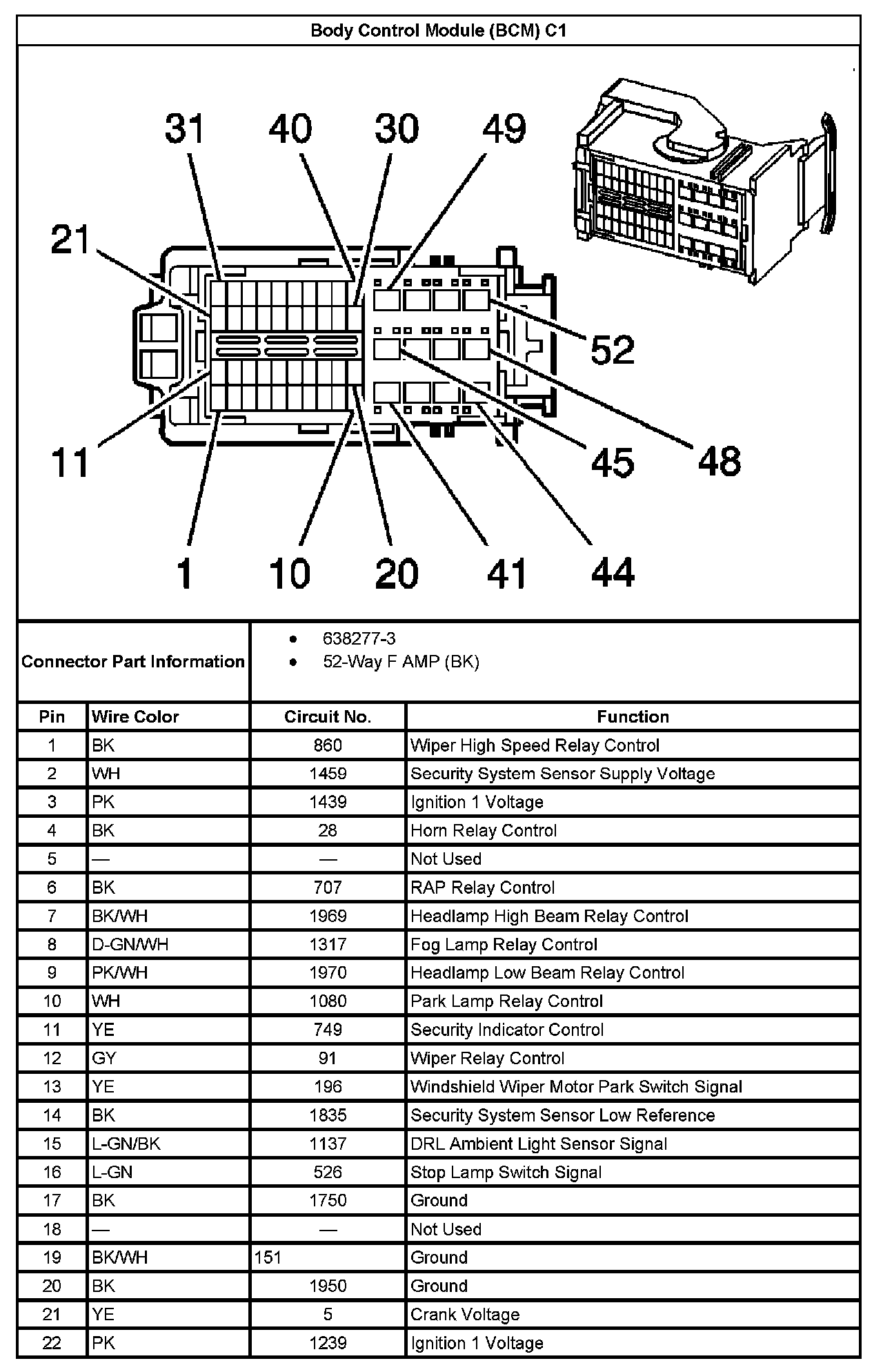 Factory service manual diagram
