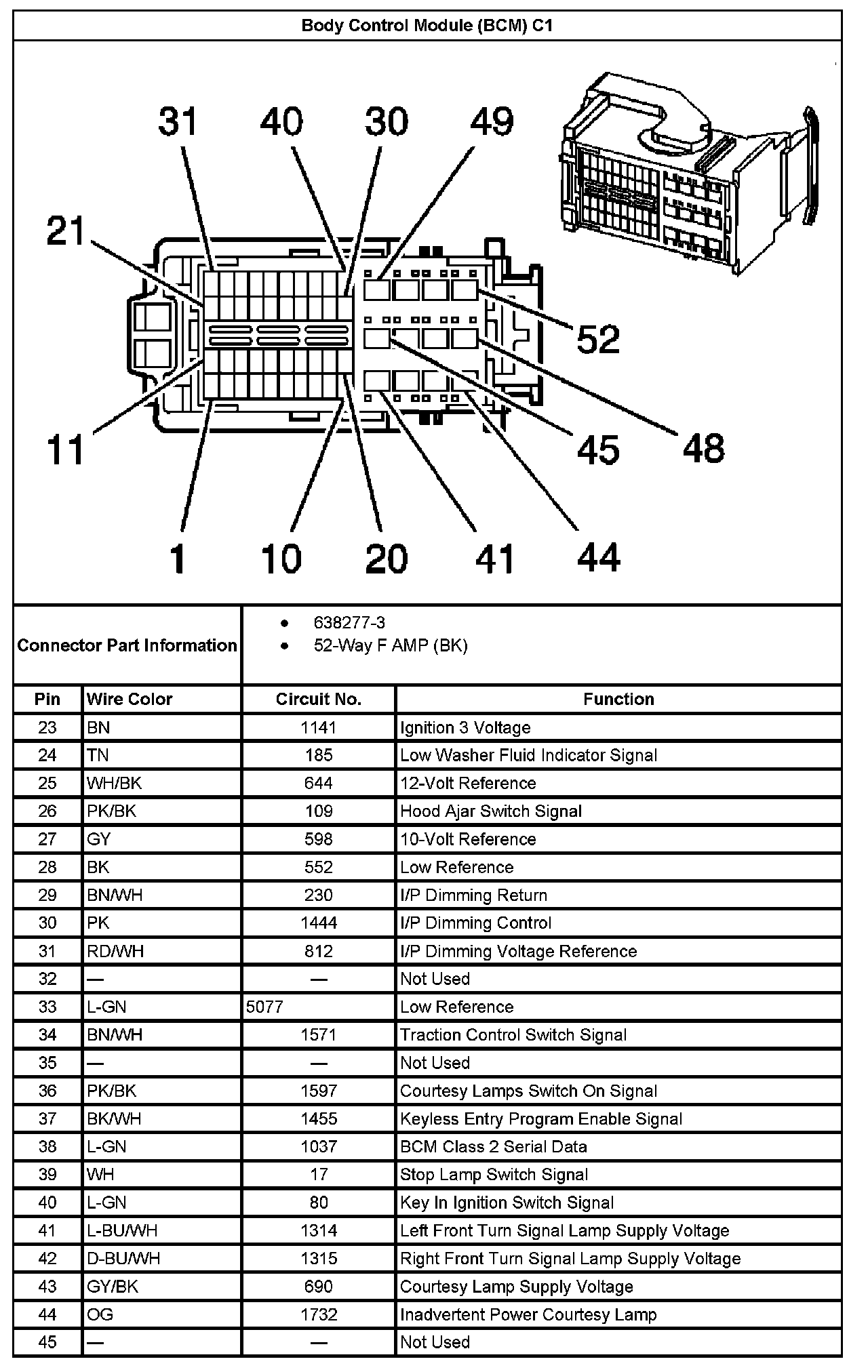 Factory service manual diagram