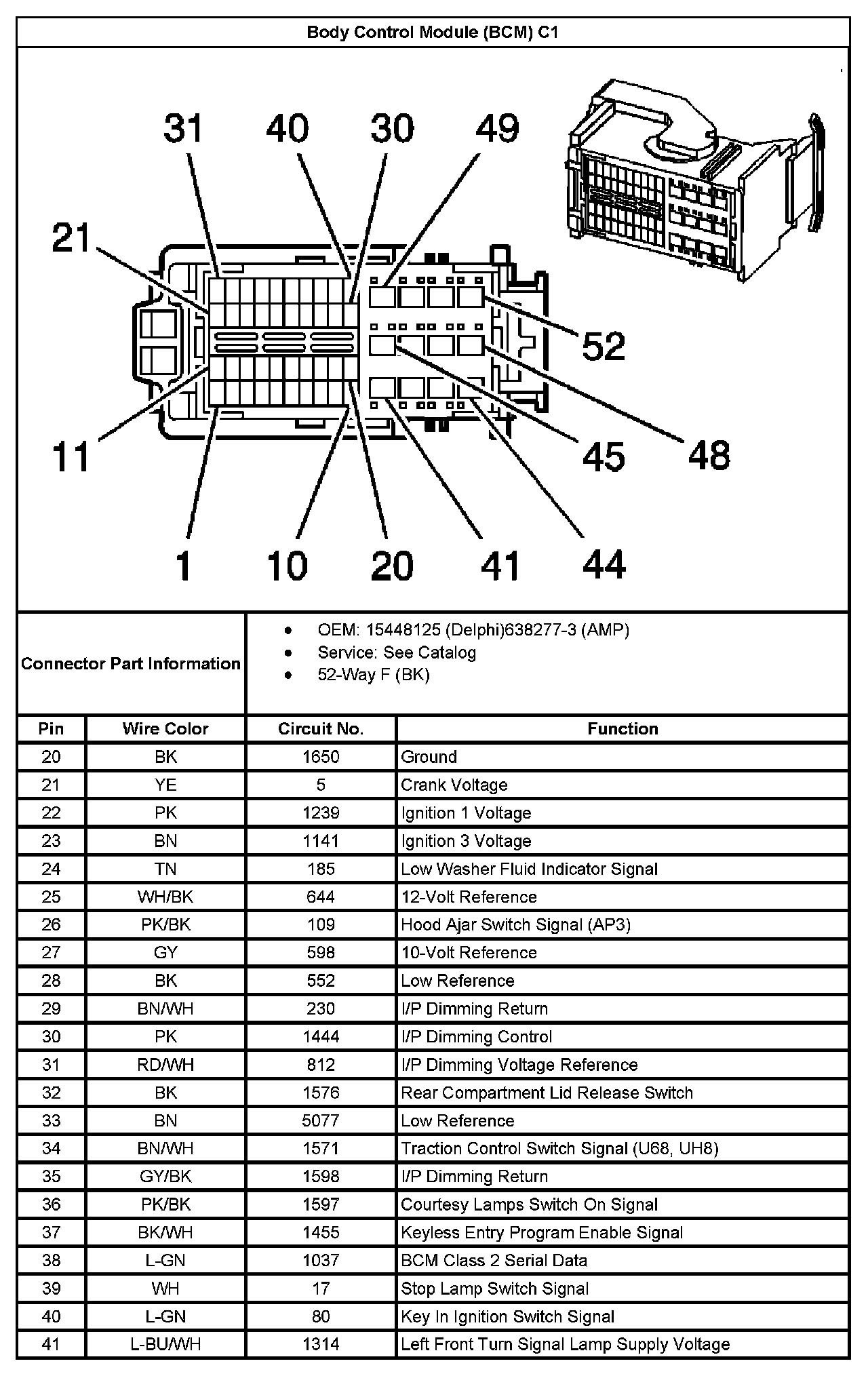 Factory service manual diagram