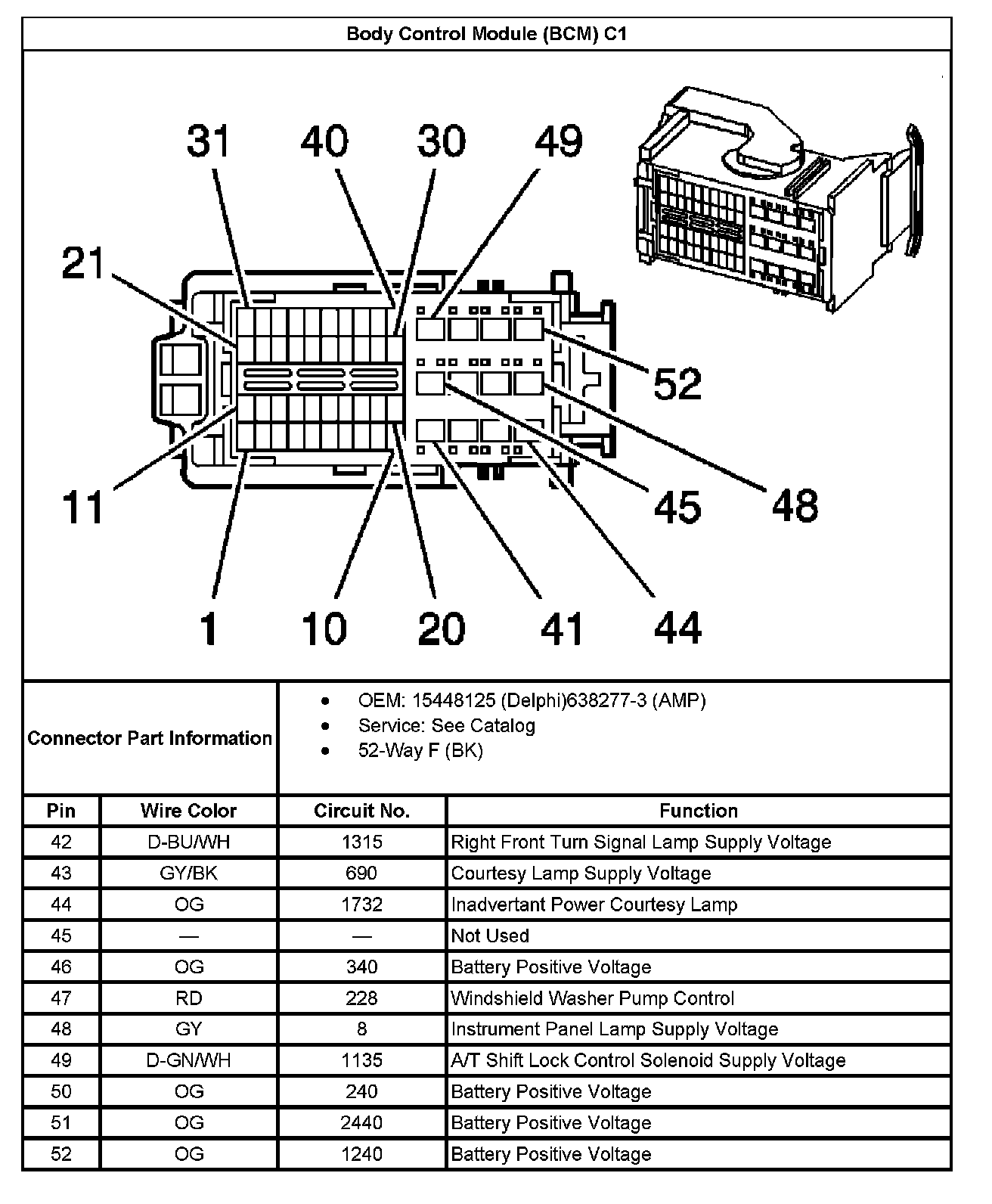 Factory service manual diagram