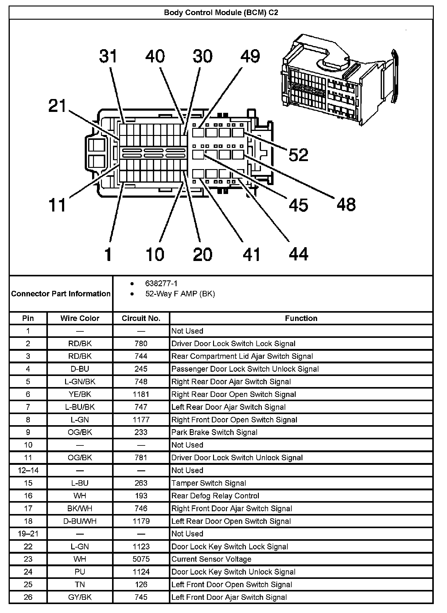 Factory service manual diagram