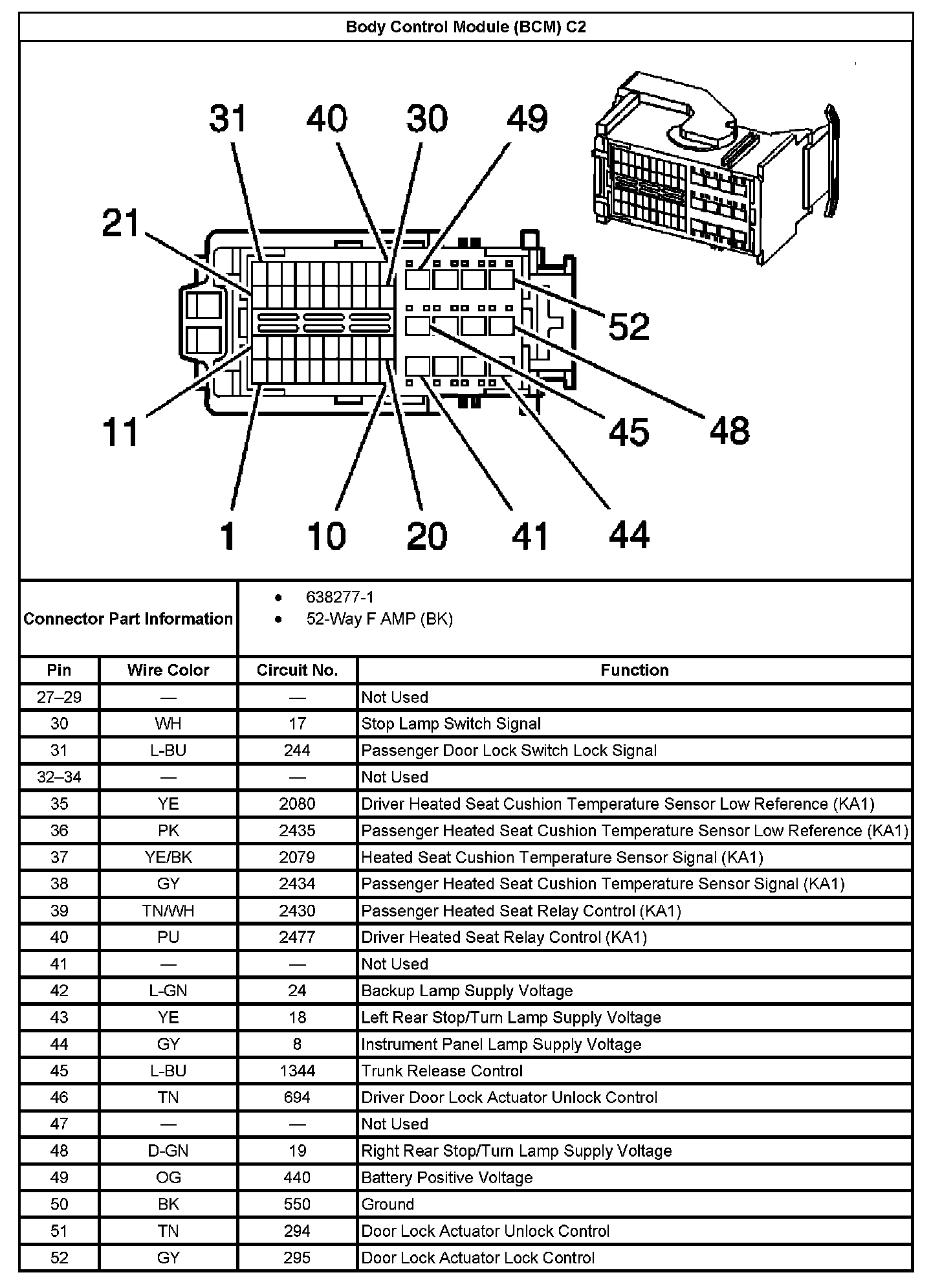 Factory service manual diagram
