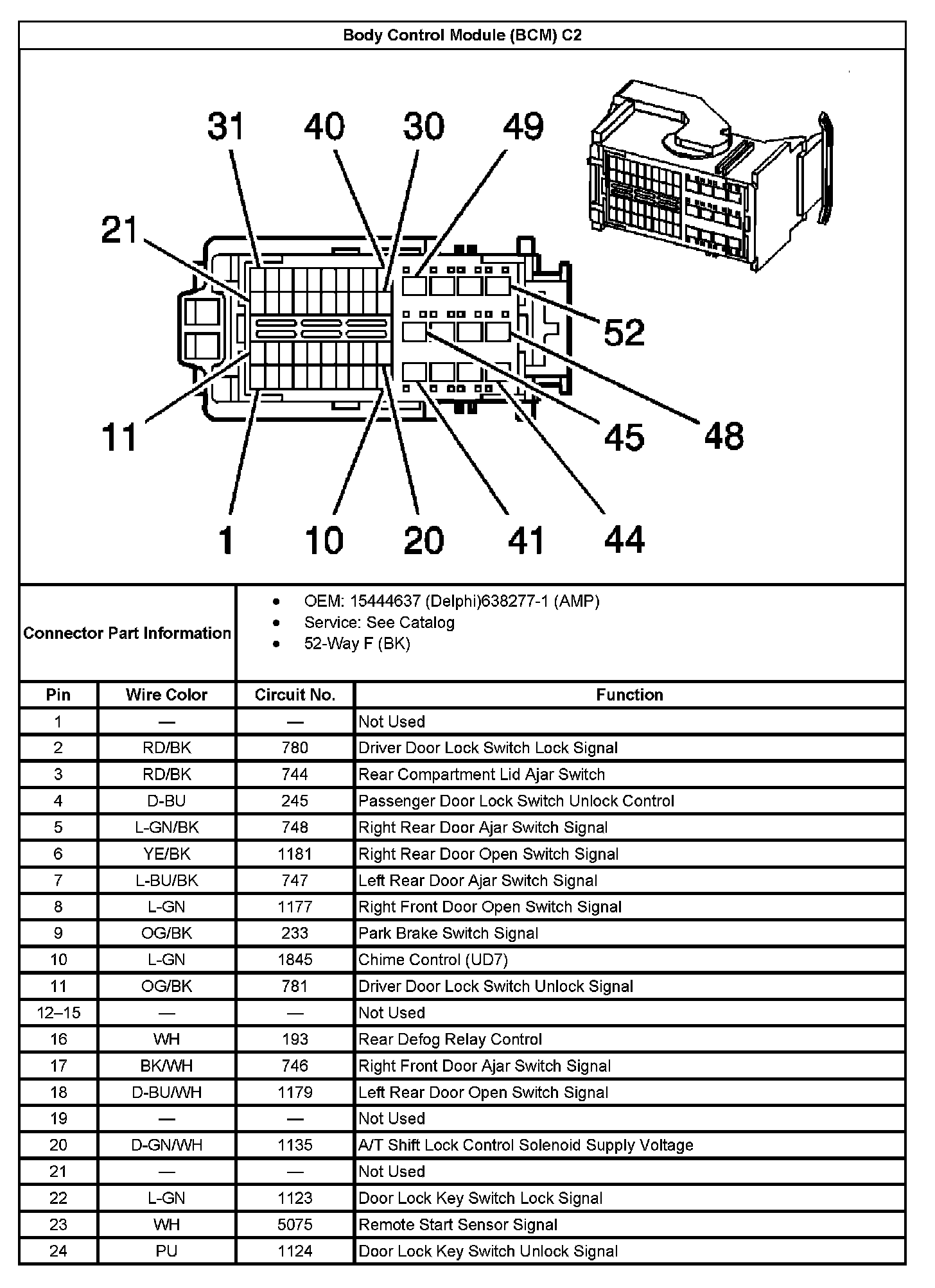 Factory service manual diagram