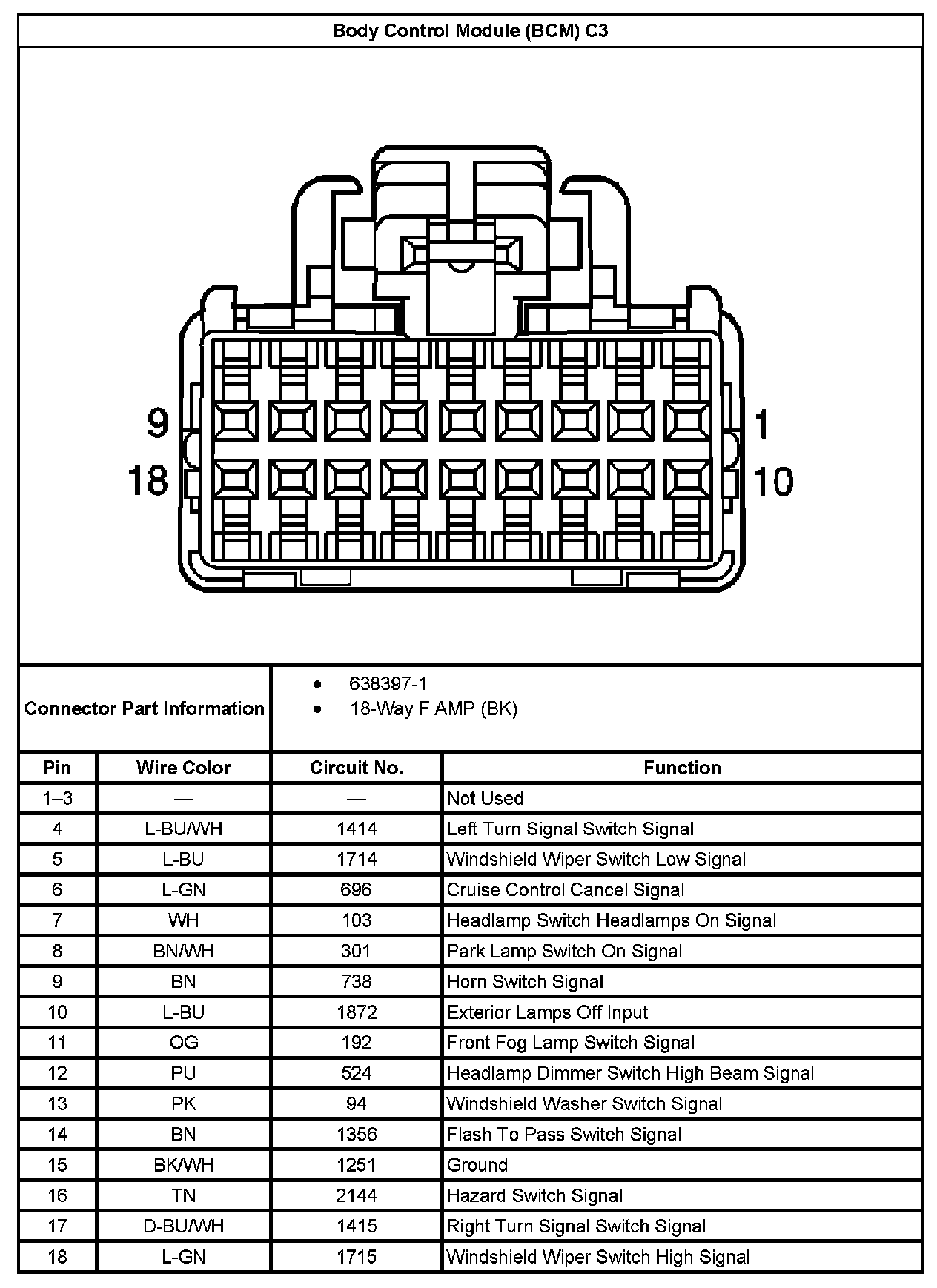 Factory service manual diagram